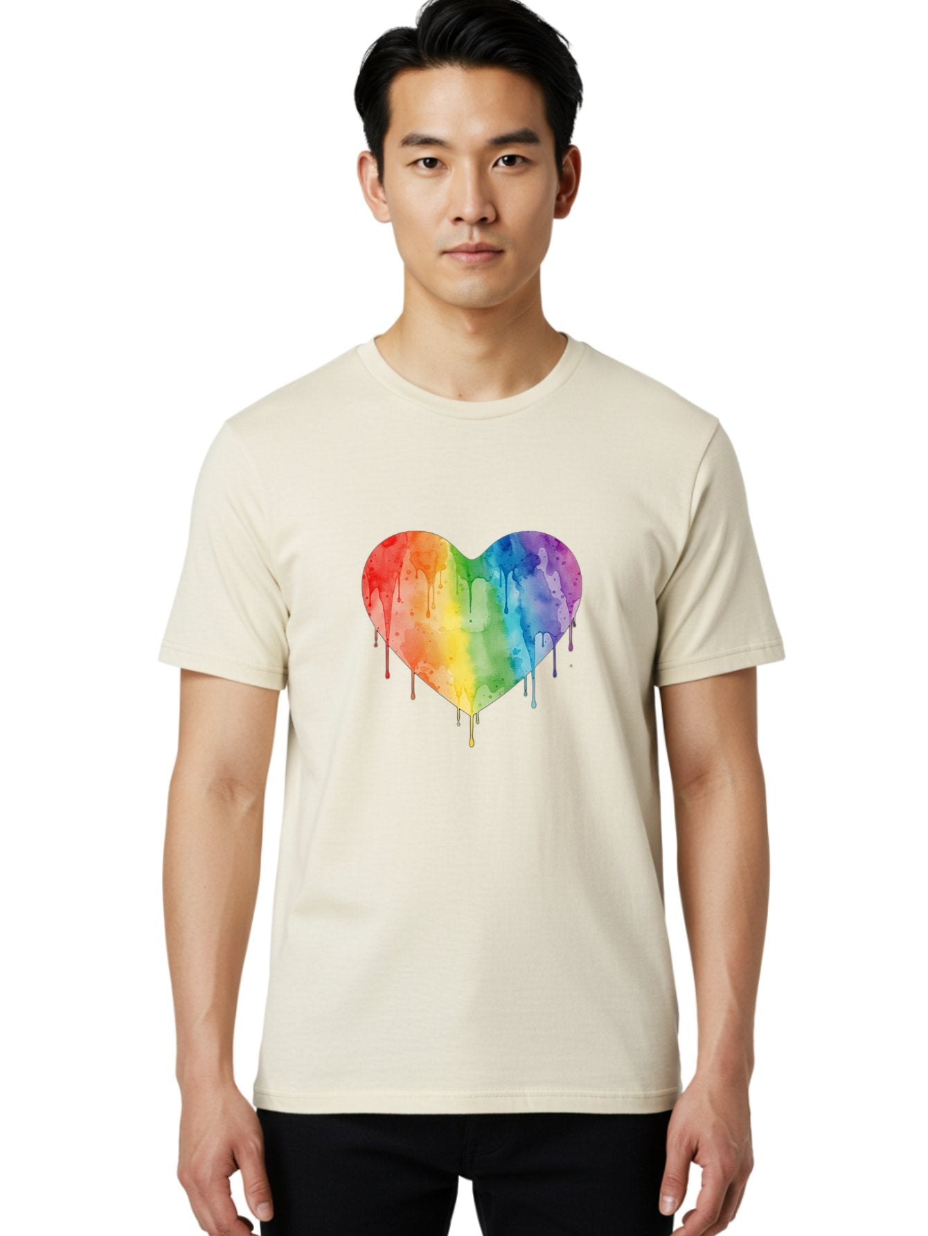 Rainbow-Heart Men'S Graphic Tee, 100% Cotton, Comfortable Casual Summer Wear, Machine Washable, Vintage Camera, Old Camera, Antique Camera, Black Camera, Classic Photography, Photography Equipment, Nostalgic Device, Film Camera, Camera Art Baj742 29