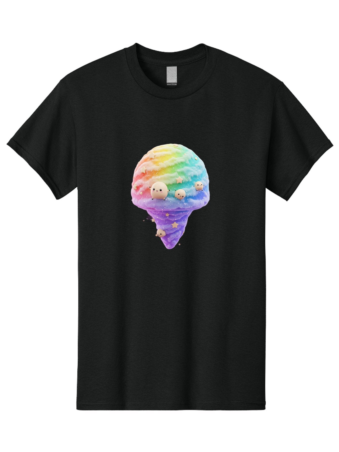 Rainbow-Ice-Cream Men'S Graphic Tee, 100% Cotton, Comfortable Casual Summer Wear, Machine Washable, Vintage Camera, Old Camera, Antique Camera, Black Camera, Classic Photography, Photography Equipment, Nostalgic Device, Film Camera, Camera Art Baj743 5