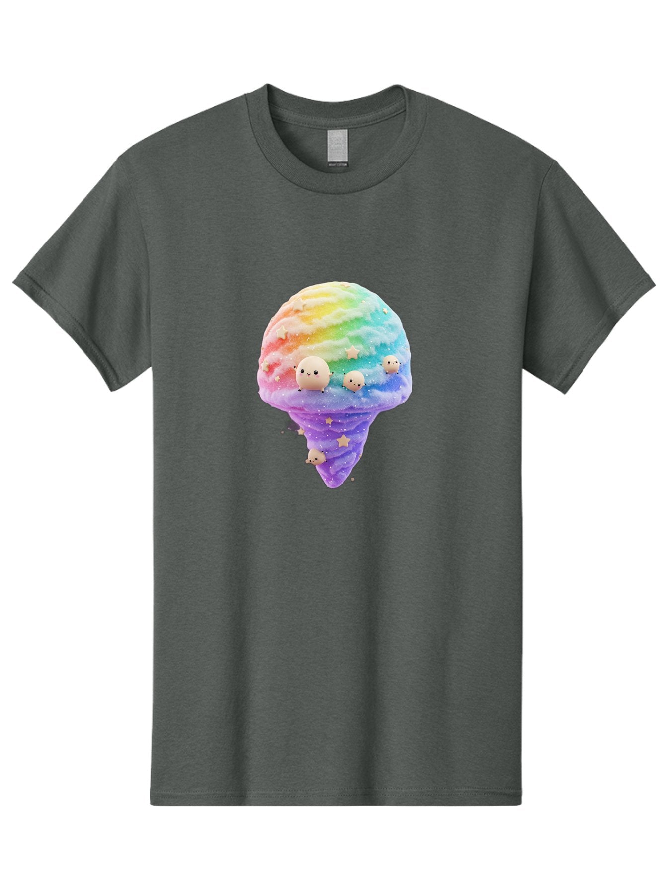 Rainbow-Ice-Cream Men'S Graphic Tee, 100% Cotton, Comfortable Casual Summer Wear, Machine Washable, Vintage Camera, Old Camera, Antique Camera, Black Camera, Classic Photography, Photography Equipment, Nostalgic Device, Film Camera, Camera Art Baj743