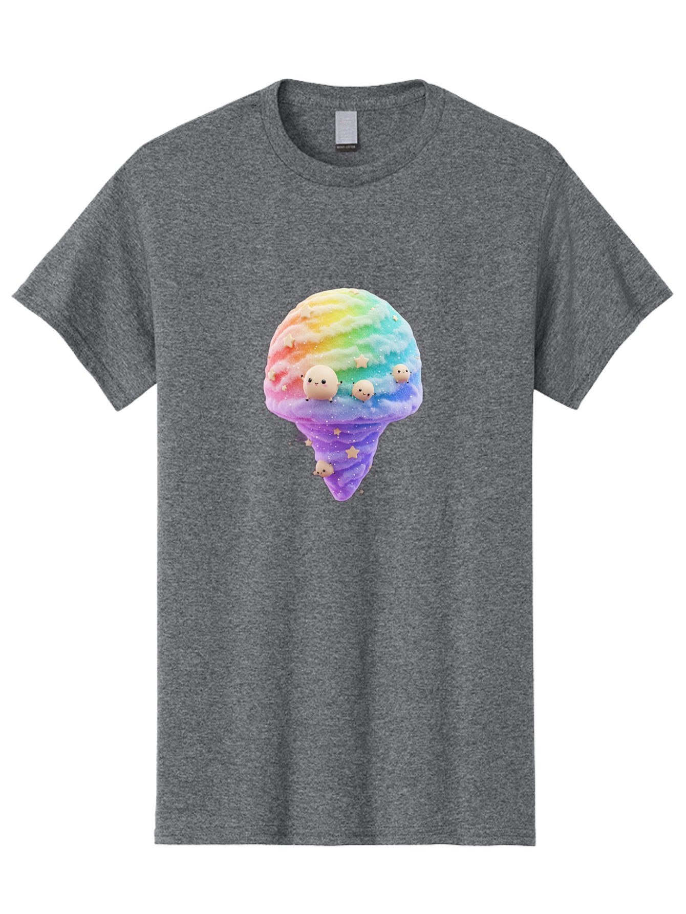 Rainbow-Ice-Cream Men'S Graphic Tee, 100% Cotton, Comfortable Casual Summer Wear, Machine Washable, Vintage Camera, Old Camera, Antique Camera, Black Camera, Classic Photography, Photography Equipment, Nostalgic Device, Film Camera, Camera Art Baj743