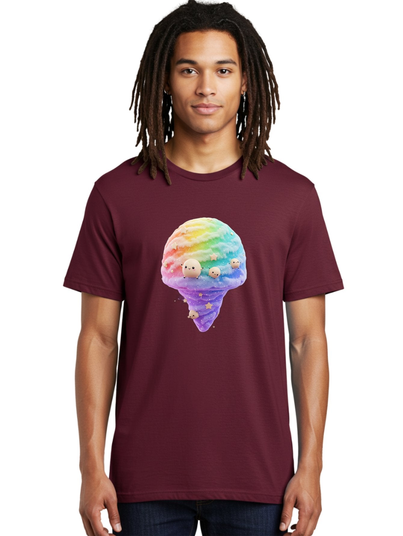 Rainbow-Ice-Cream Men'S Graphic Tee, 100% Cotton, Comfortable Casual Summer Wear, Machine Washable, Vintage Camera, Old Camera, Antique Camera, Black Camera, Classic Photography, Photography Equipment, Nostalgic Device, Film Camera, Camera Art Baj743 28