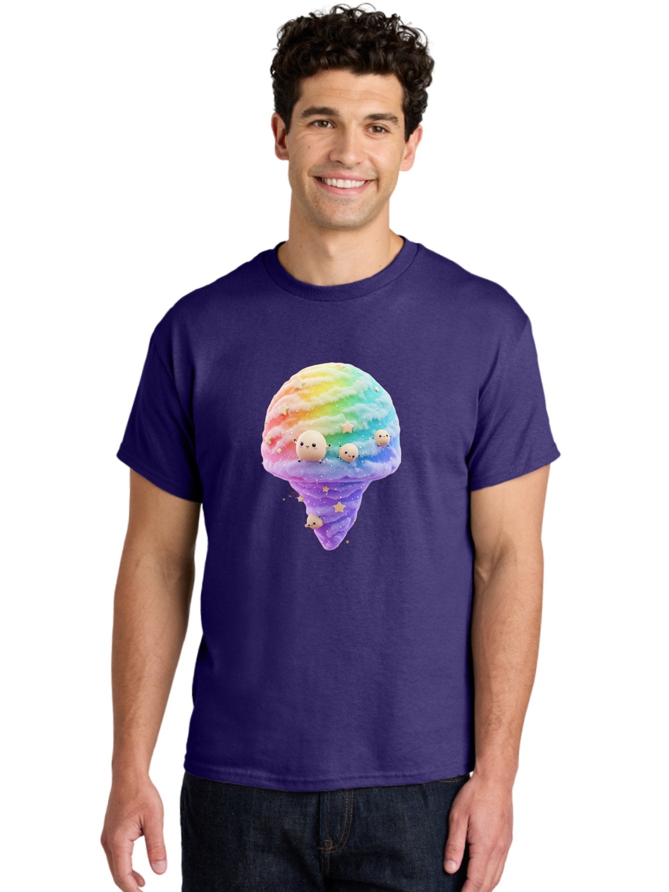 Rainbow-Ice-Cream Men'S Graphic Tee, 100% Cotton, Comfortable Casual Summer Wear, Machine Washable, Vintage Camera, Old Camera, Antique Camera, Black Camera, Classic Photography, Photography Equipment, Nostalgic Device, Film Camera, Camera Art Baj743 26