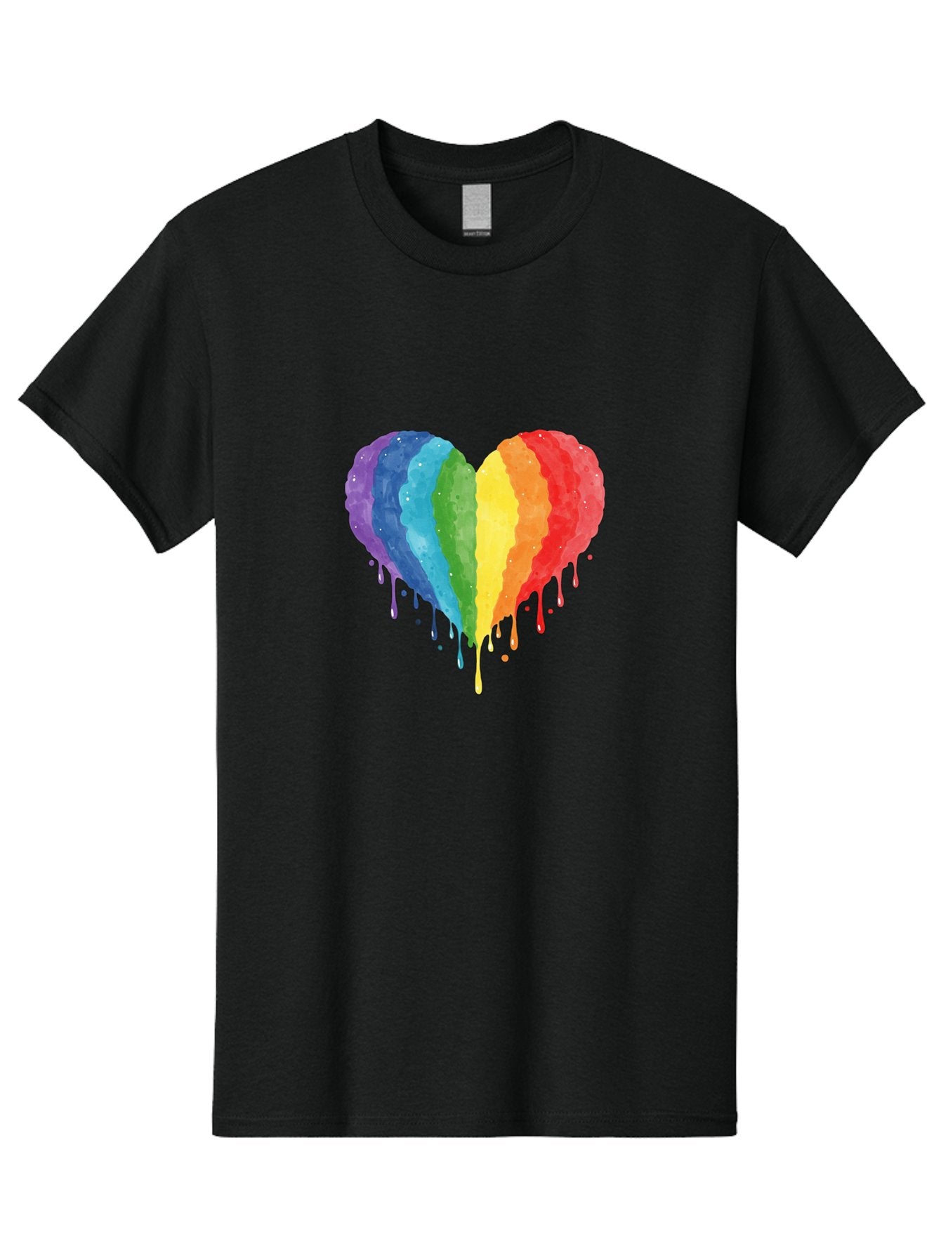 Rainbow-Melting-Heart Men'S Graphic Tee, 100% Cotton, Comfortable Casual Summer Wear, Machine Washable, Vintage Camera, Old Camera, Antique Camera, Black Camera, Classic Photography, Photography Equipment, Nostalgic Device, Film Camera, Baj744 14