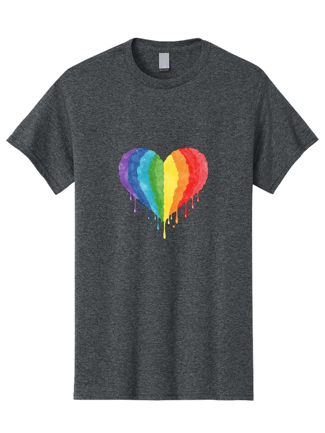 Rainbow-Melting-Heart Men'S Graphic Tee, 100% Cotton, Comfortable Casual Summer Wear, Machine Washable, Vintage Camera, Old Camera, Antique Camera, Black Camera, Classic Photography, Photography Equipment, Nostalgic Device, Film Camera, Baj744 12