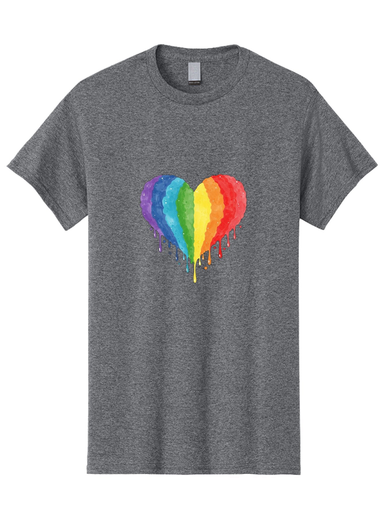 Rainbow-Melting-Heart Men'S Graphic Tee, 100% Cotton, Comfortable Casual Summer Wear, Machine Washable, Vintage Camera, Old Camera, Antique Camera, Black Camera, Classic Photography, Photography Equipment, Nostalgic Device, Film Camera, Baj744 10