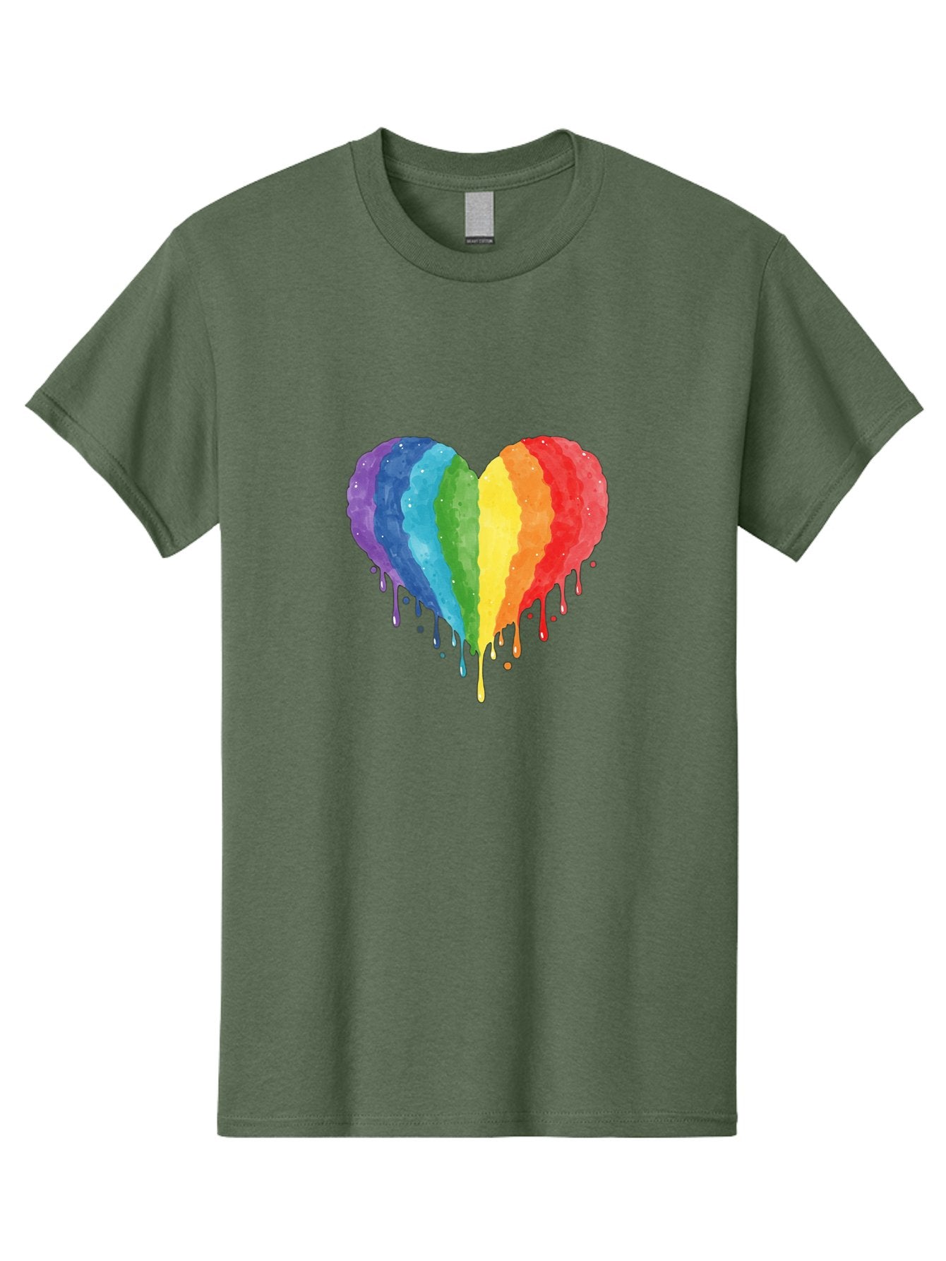 Rainbow-Melting-Heart Men'S Graphic Tee, 100% Cotton, Comfortable Casual Summer Wear, Machine Washable, Vintage Camera, Old Camera, Antique Camera, Black Camera, Classic Photography, Photography Equipment, Nostalgic Device, Film Camera, Baj744 6