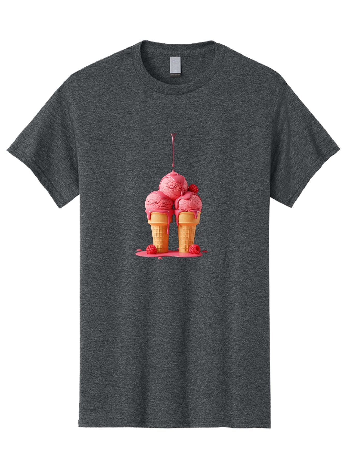 Raspberry-Ice-Cream Men'S Graphic Tee, 100% Cotton, Comfortable Casual Summer Wear, Machine Washable, Vintage Camera, Old Camera, Antique Camera, Black Camera, Classic Photography, Photography Equipment, Nostalgic Device, Film Camera, Baj745 6
