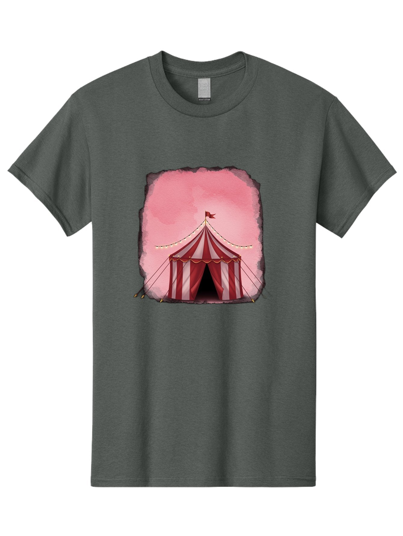 Red-And-White-Striped-Tent Men'S Graphic Tee, 100% Cotton, Comfortable Casual Summer Wear, Machine Washable, Vintage Camera, Old Camera, Antique Camera, Black Camera, Classic Photography, Photography Equipment, Nostalgic Device, Film Camera, Baj746 13