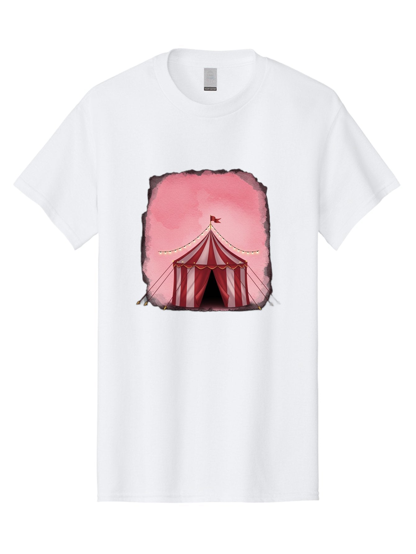 Red-And-White-Striped-Tent Men'S Graphic Tee, 100% Cotton, Comfortable Casual Summer Wear, Machine Washable, Vintage Camera, Old Camera, Antique Camera, Black Camera, Classic Photography, Photography Equipment, Nostalgic Device, Film Camera, Baj746 8