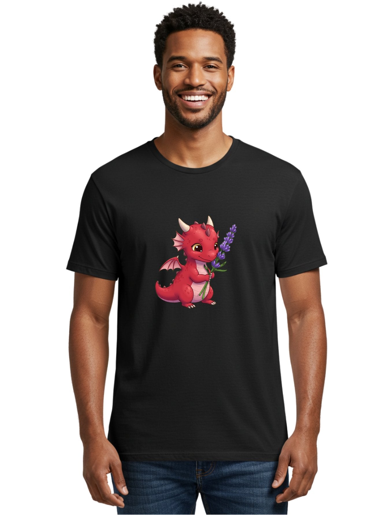 Red-Dragon-With-Lavender Men'S Graphic Tee, 100% Cotton, Comfortable Casual Summer Wear, Machine Washable, Vintage Camera, Old Camera, Antique Camera, Black Camera, Classic Photography, Photography Equipment, Nostalgic Device, Film Camera, Baj748 26