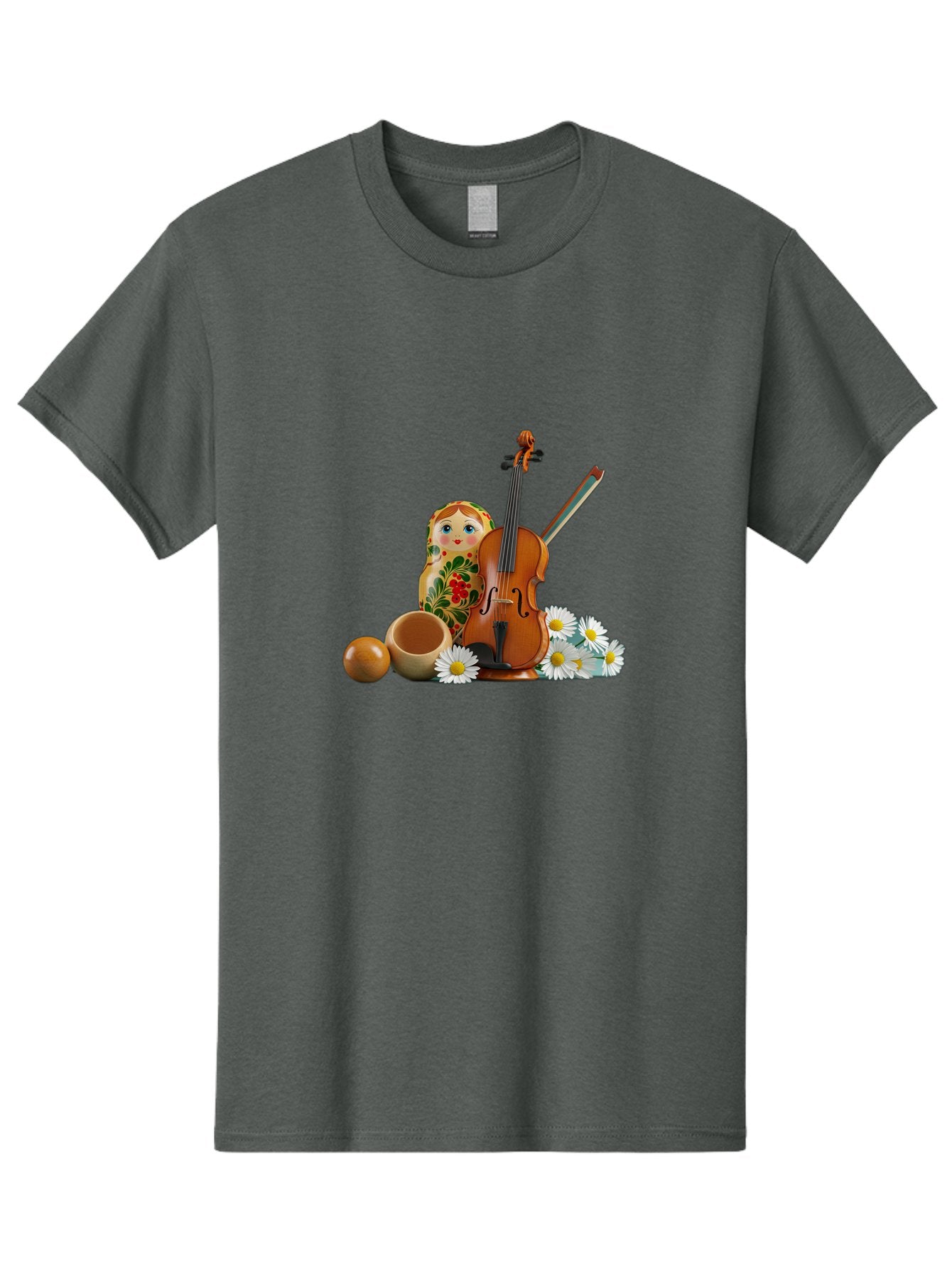 Russian-Doll-Violin Men'S Graphic Tee, 100% Cotton, Comfortable Casual Summer Wear, Machine Washable, Vintage Camera, Old Camera, Antique Camera, Black Camera, Classic Photography, Photography Equipment, Nostalgic Device, Film Camera, Baj751 13