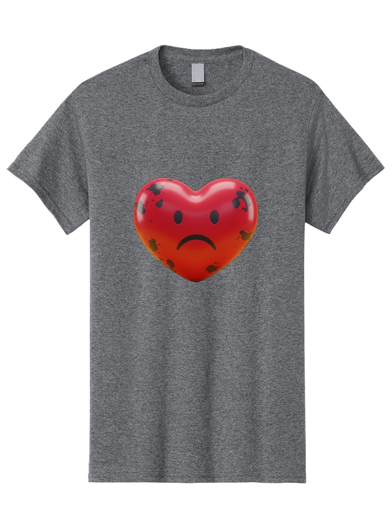 Sad-Red-Heart Men'S Graphic Tee, 100% Cotton, Comfortable Casual Summer Wear, Machine Washable, Vintage Camera, Old Camera, Antique Camera, Black Camera, Classic Photography, Photography Equipment, Nostalgic Device, Film Camera, Camera Art Baj752 13