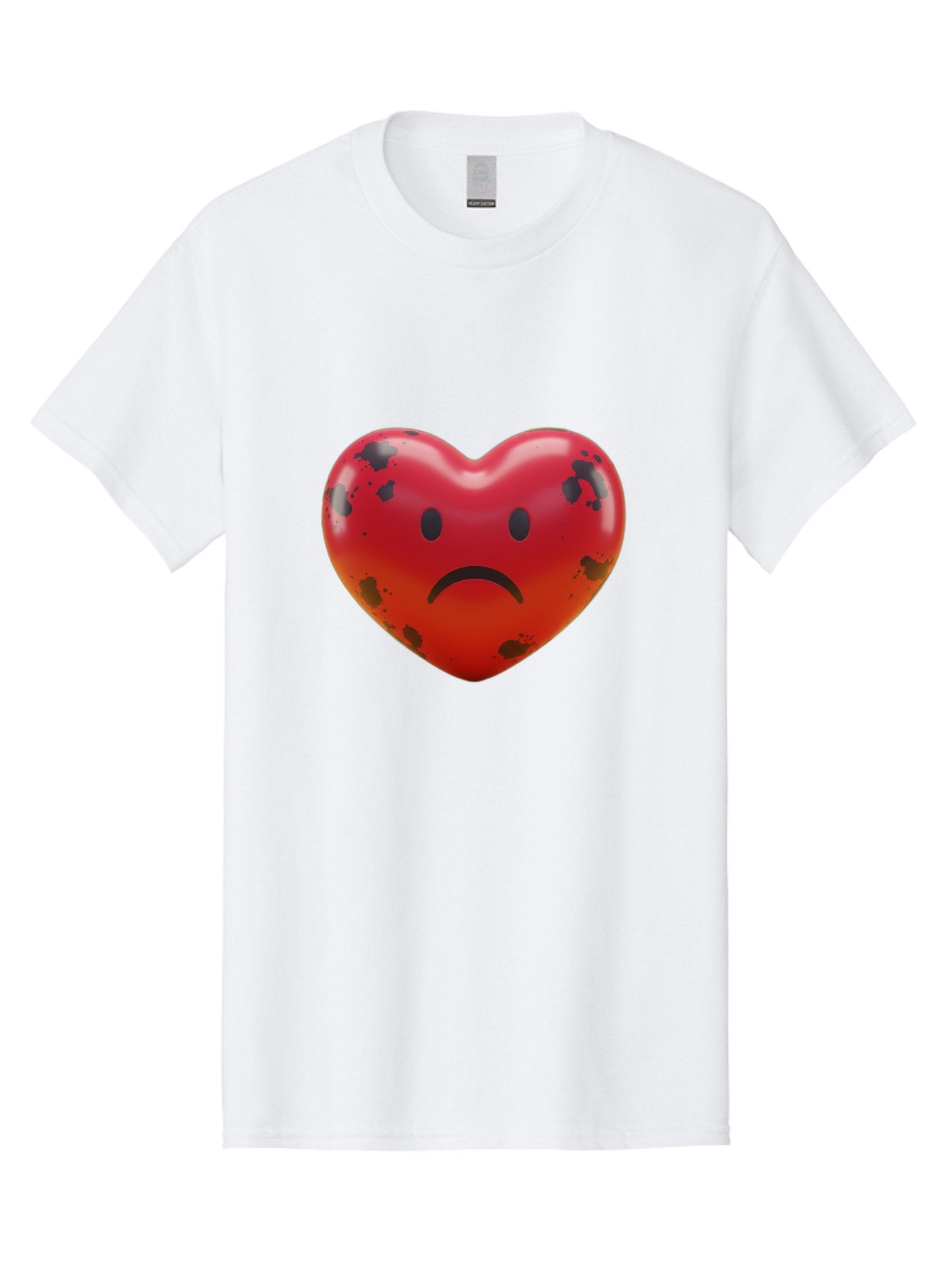 Sad-Red-Heart Men'S Graphic Tee, 100% Cotton, Comfortable Casual Summer Wear, Machine Washable, Vintage Camera, Old Camera, Antique Camera, Black Camera, Classic Photography, Photography Equipment, Nostalgic Device, Film Camera, Camera Art Baj752