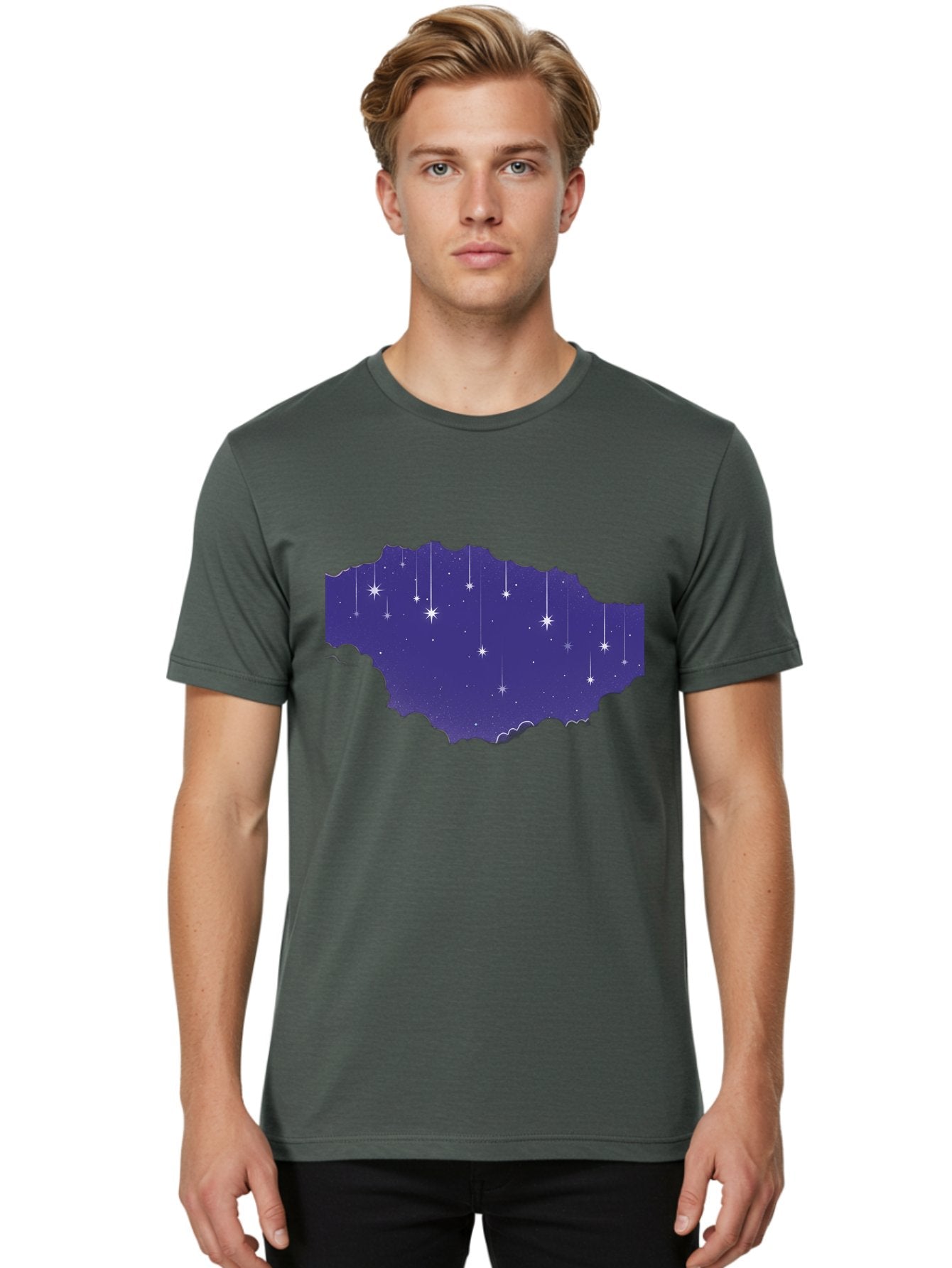 Shooting-Stars-1 Men'S Graphic Tee, 100% Cotton, Comfortable Casual Summer Wear, Machine Washable, Vintage Camera, Old Camera, Antique Camera, Black Camera, Classic Photography, Photography Equipment, Nostalgic Device, Film Camera, Camera Art Baj756 27
