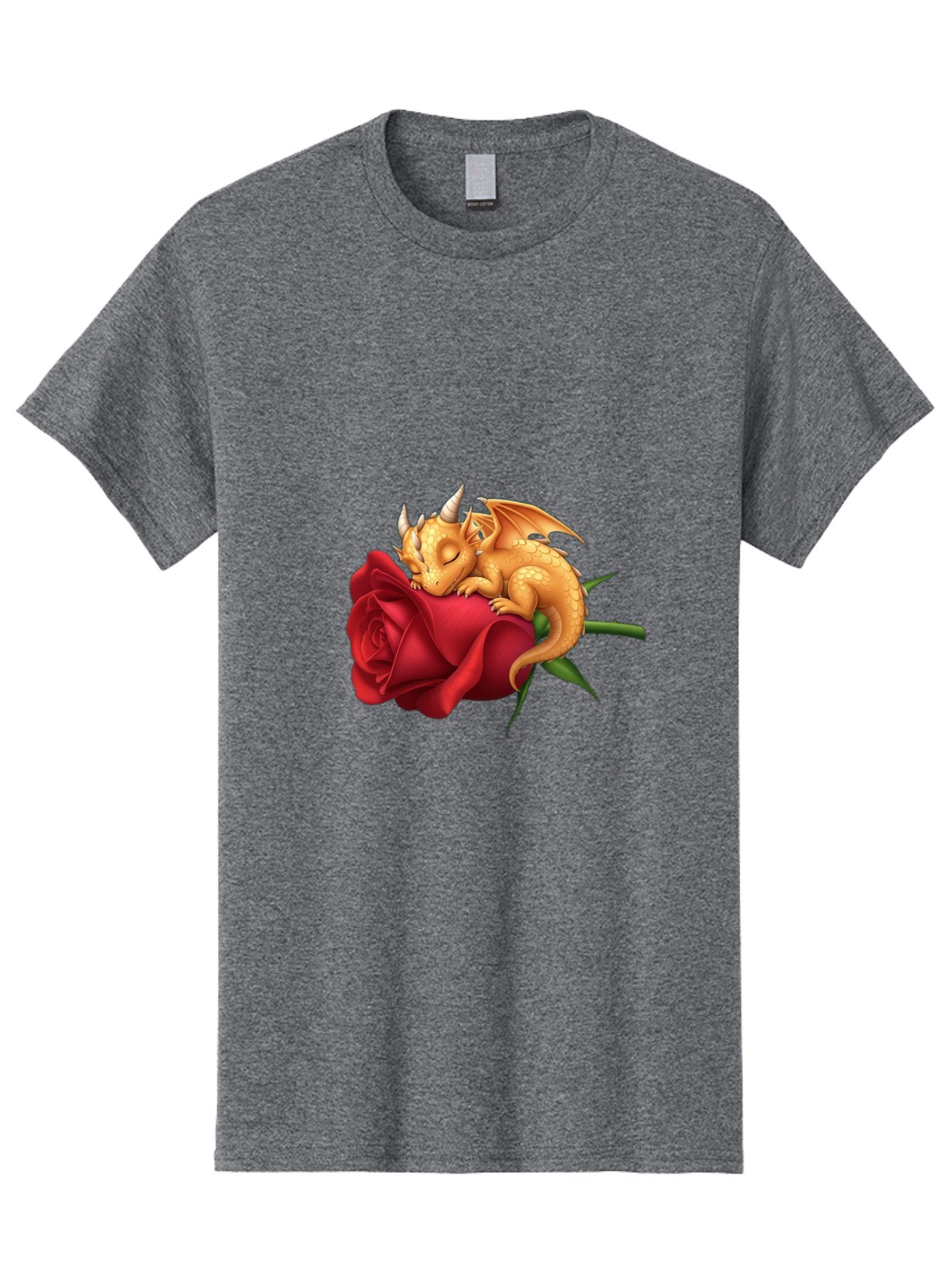 Sleeping-Dragon-On-Red-Rose Men'S Graphic Tee, 100% Cotton, Comfortable Casual Summer Wear, Machine Washable, Vintage Camera, Old Camera, Antique Camera, Black Camera, Classic Photography, Photography Equipment, Nostalgic Device, Film Camera, Baj761 10