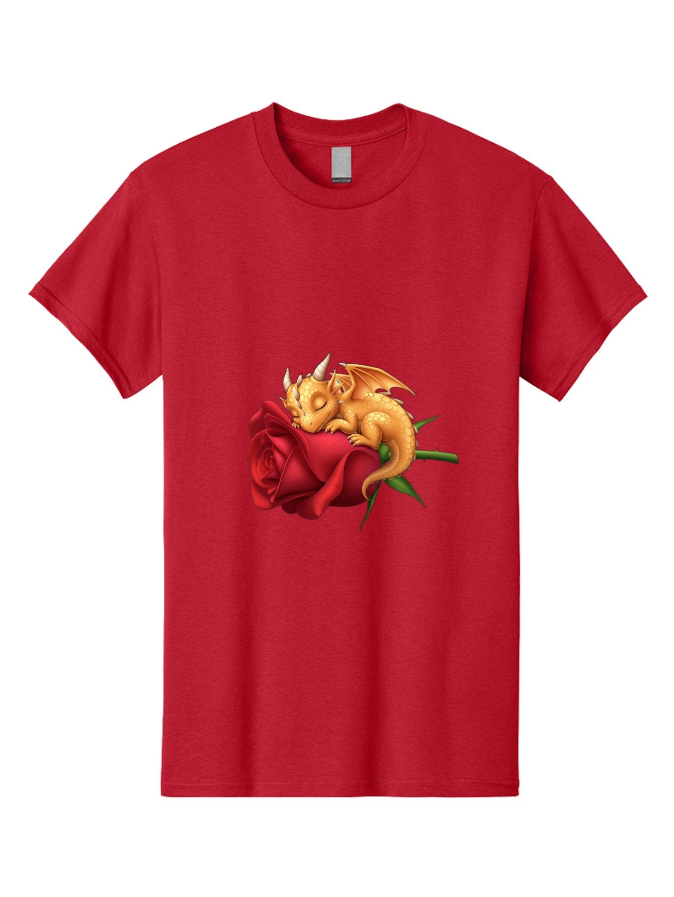 Sleeping-Dragon-On-Red-Rose Men'S Graphic Tee, 100% Cotton, Comfortable Casual Summer Wear, Machine Washable, Vintage Camera, Old Camera, Antique Camera, Black Camera, Classic Photography, Photography Equipment, Nostalgic Device, Film Camera, Baj761 15