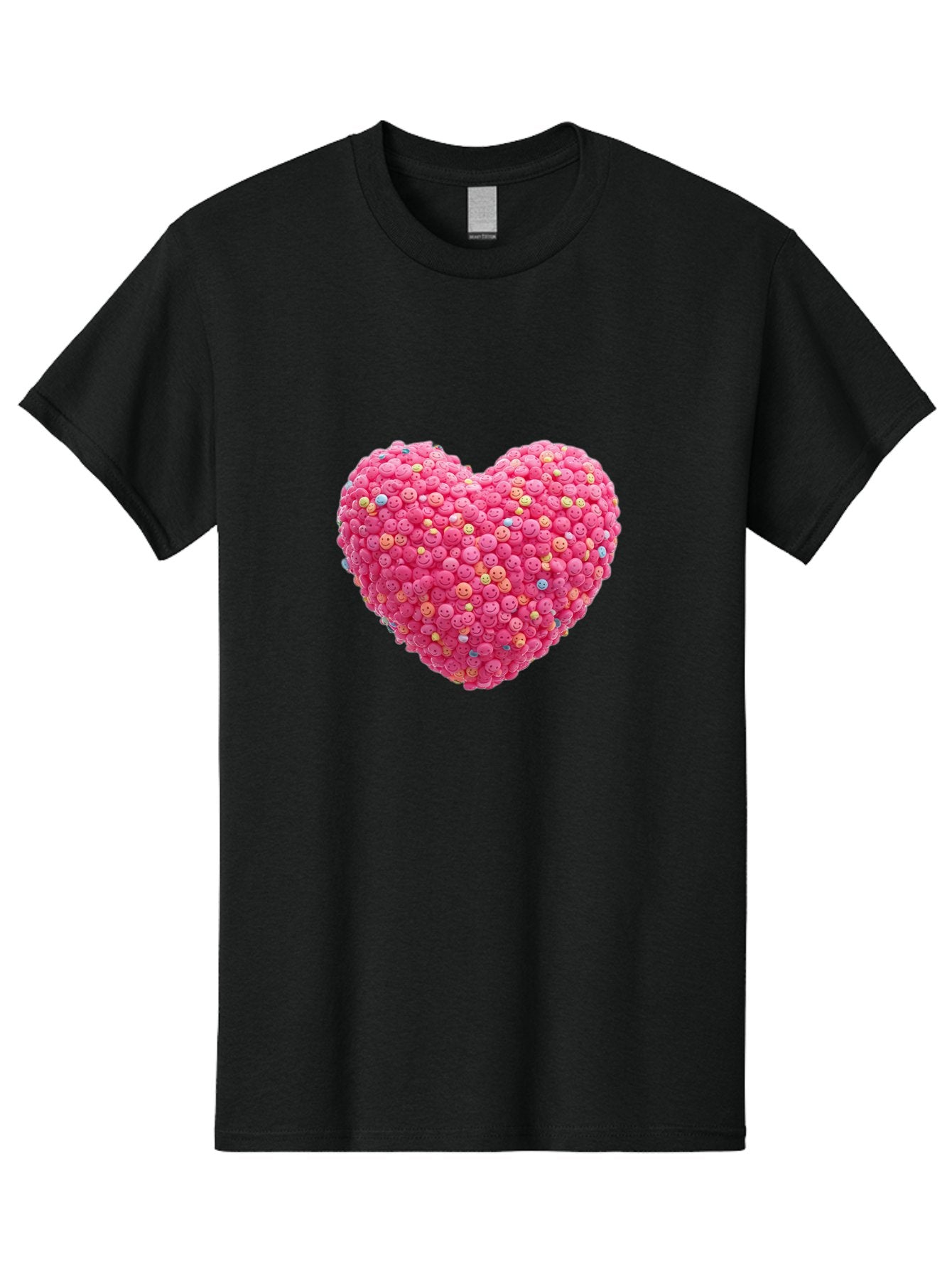 Smiley-Heart-1 Men'S Graphic Tee, 100% Cotton, Comfortable Casual Summer Wear, Machine Washable, Vintage Camera, Old Camera, Antique Camera, Black Camera, Classic Photography, Photography Equipment, Nostalgic Device, Film Camera, Camera Art Baj772 11