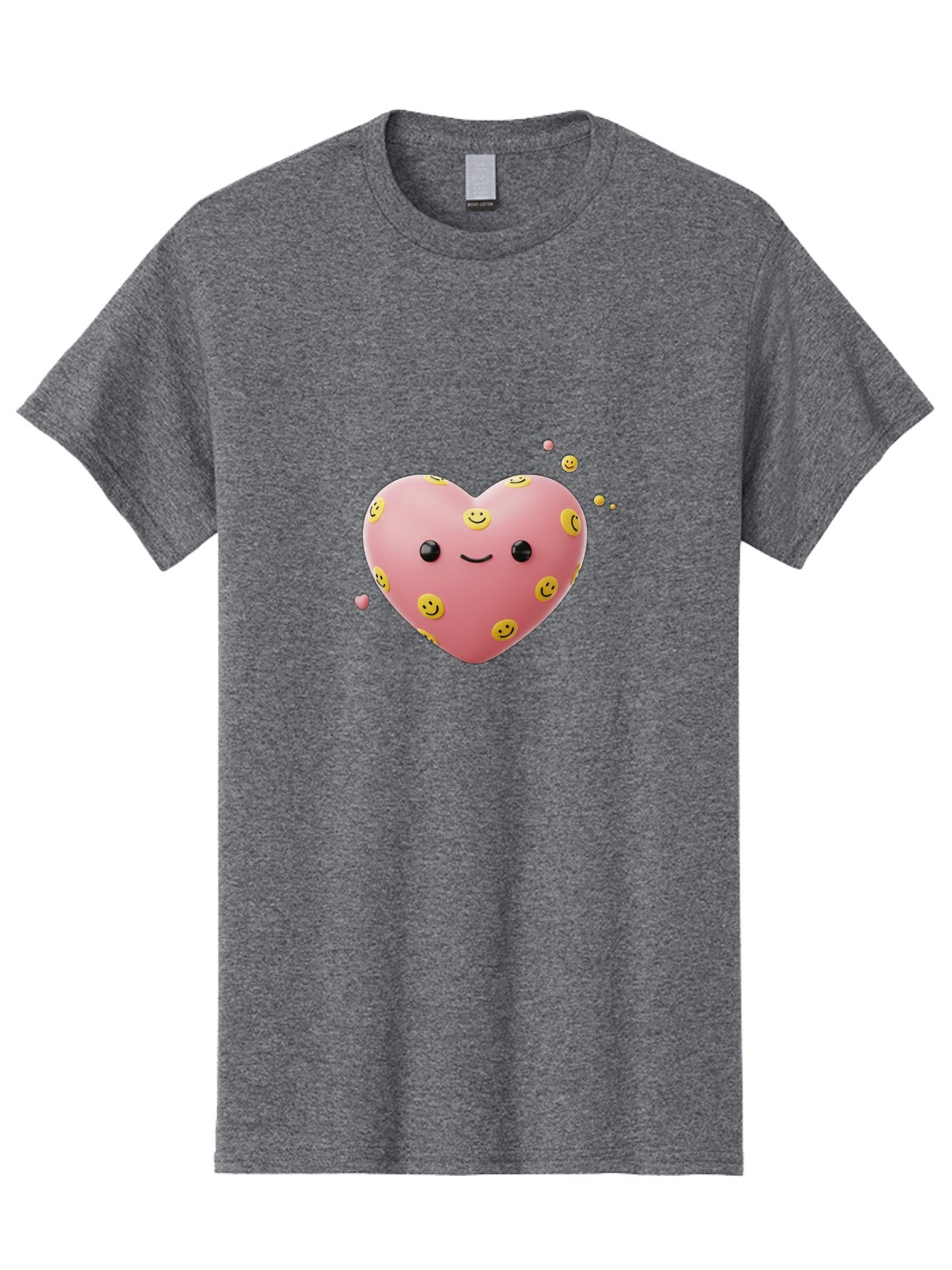 Smiley-Heart-2 Men'S Graphic Tee, 100% Cotton, Comfortable Casual Summer Wear, Machine Washable, Vintage Camera, Old Camera, Antique Camera, Black Camera, Classic Photography, Photography Equipment, Nostalgic Device, Film Camera, Camera Art Baj773 8