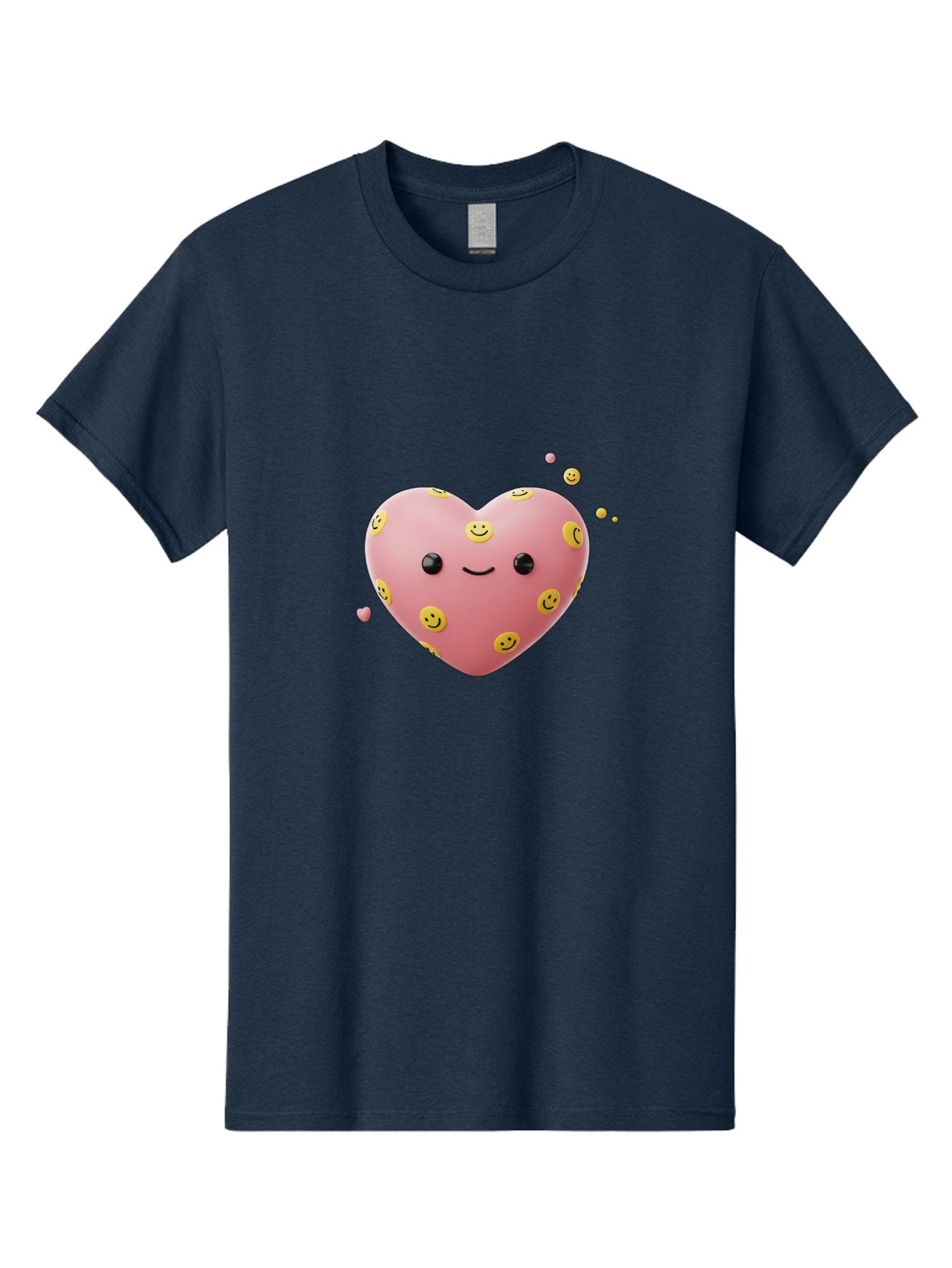 Smiley-Heart-2 Men'S Graphic Tee, 100% Cotton, Comfortable Casual Summer Wear, Machine Washable, Vintage Camera, Old Camera, Antique Camera, Black Camera, Classic Photography, Photography Equipment, Nostalgic Device, Film Camera, Camera Art Baj773 10