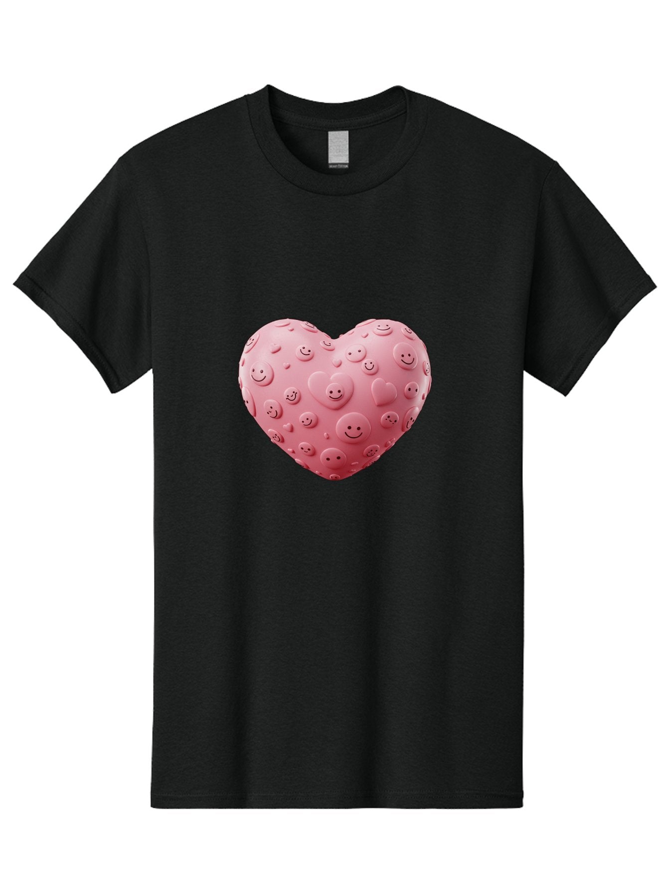 Smiley-Heart-4 Men'S Graphic Tee, 100% Cotton, Comfortable Casual Summer Wear, Machine Washable, Vintage Camera, Old Camera, Antique Camera, Black Camera, Classic Photography, Photography Equipment, Nostalgic Device, Film Camera, Camera Art Baj775 5