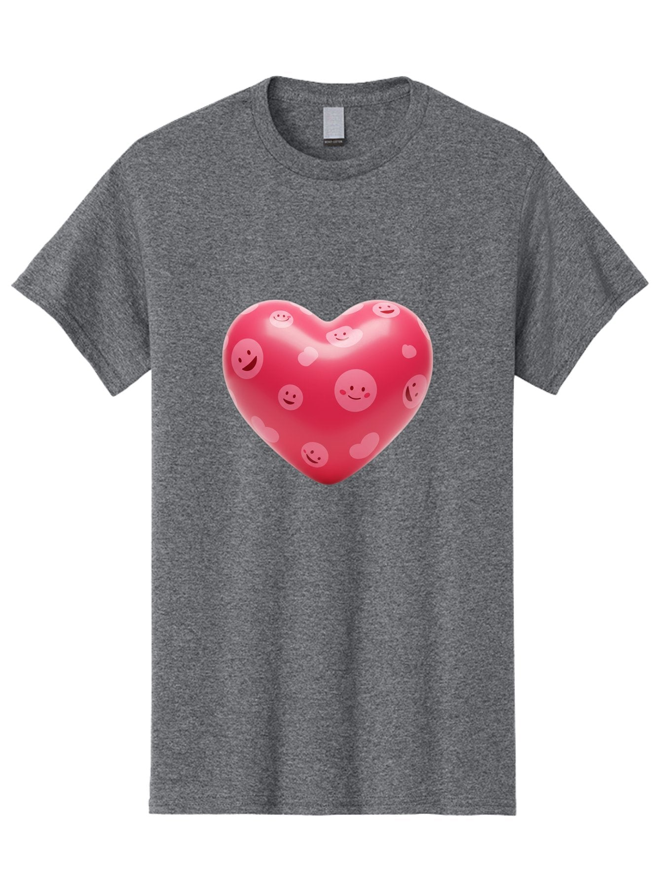 Smiley-Heart-5 Men'S Graphic Tee, 100% Cotton, Comfortable Casual Summer Wear, Machine Washable, Vintage Camera, Old Camera, Antique Camera, Black Camera, Classic Photography, Photography Equipment, Nostalgic Device, Film Camera, Camera Art Baj776 14