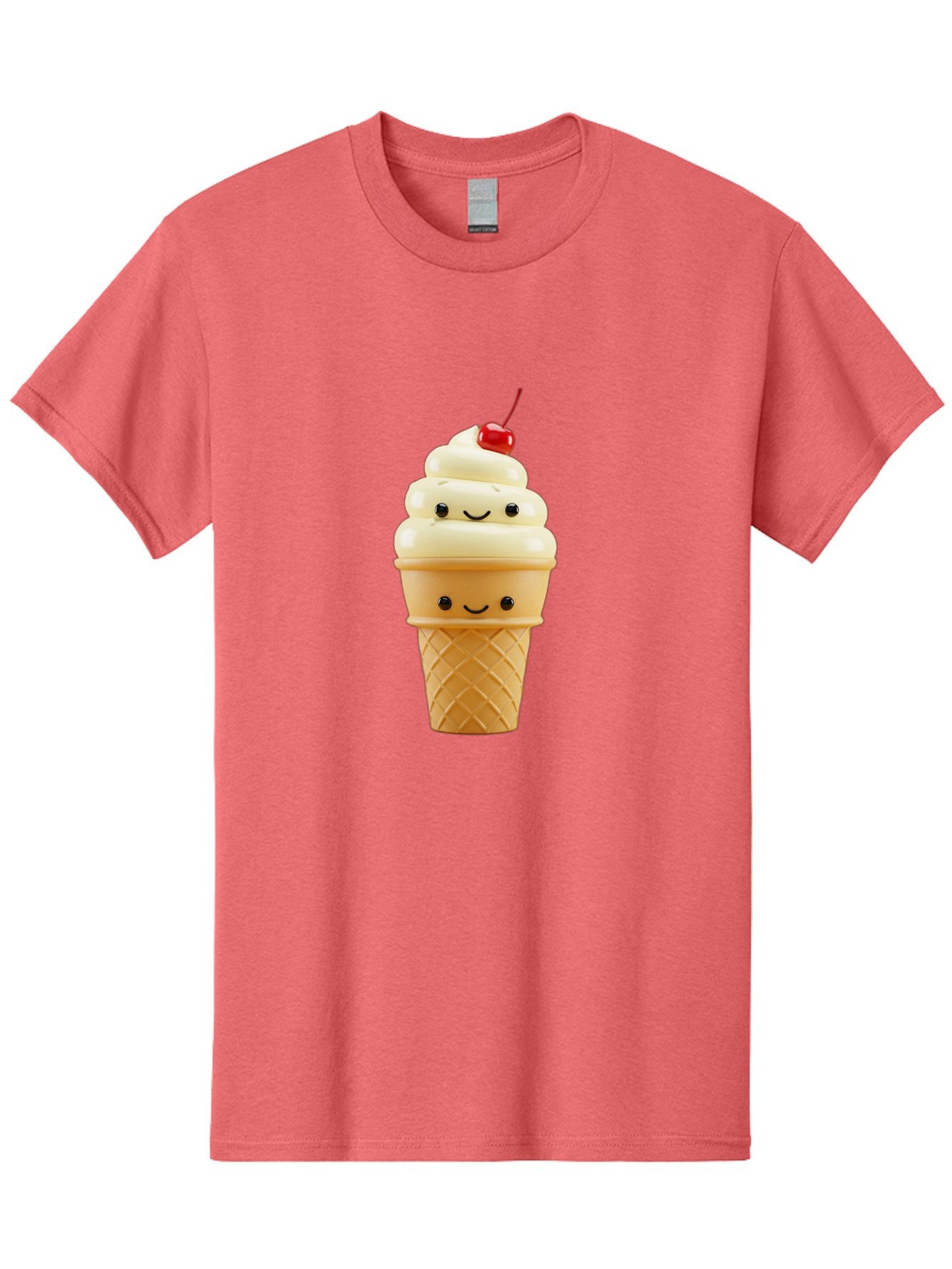 Smiling-Ice-Cream-1 Men'S Graphic Tee, 100% Cotton, Comfortable Casual Summer Wear, Machine Washable, Vintage Camera, Old Camera, Antique Camera, Black Camera, Classic Photography, Photography Equipment, Nostalgic Device, Film Camera, Baj778 13