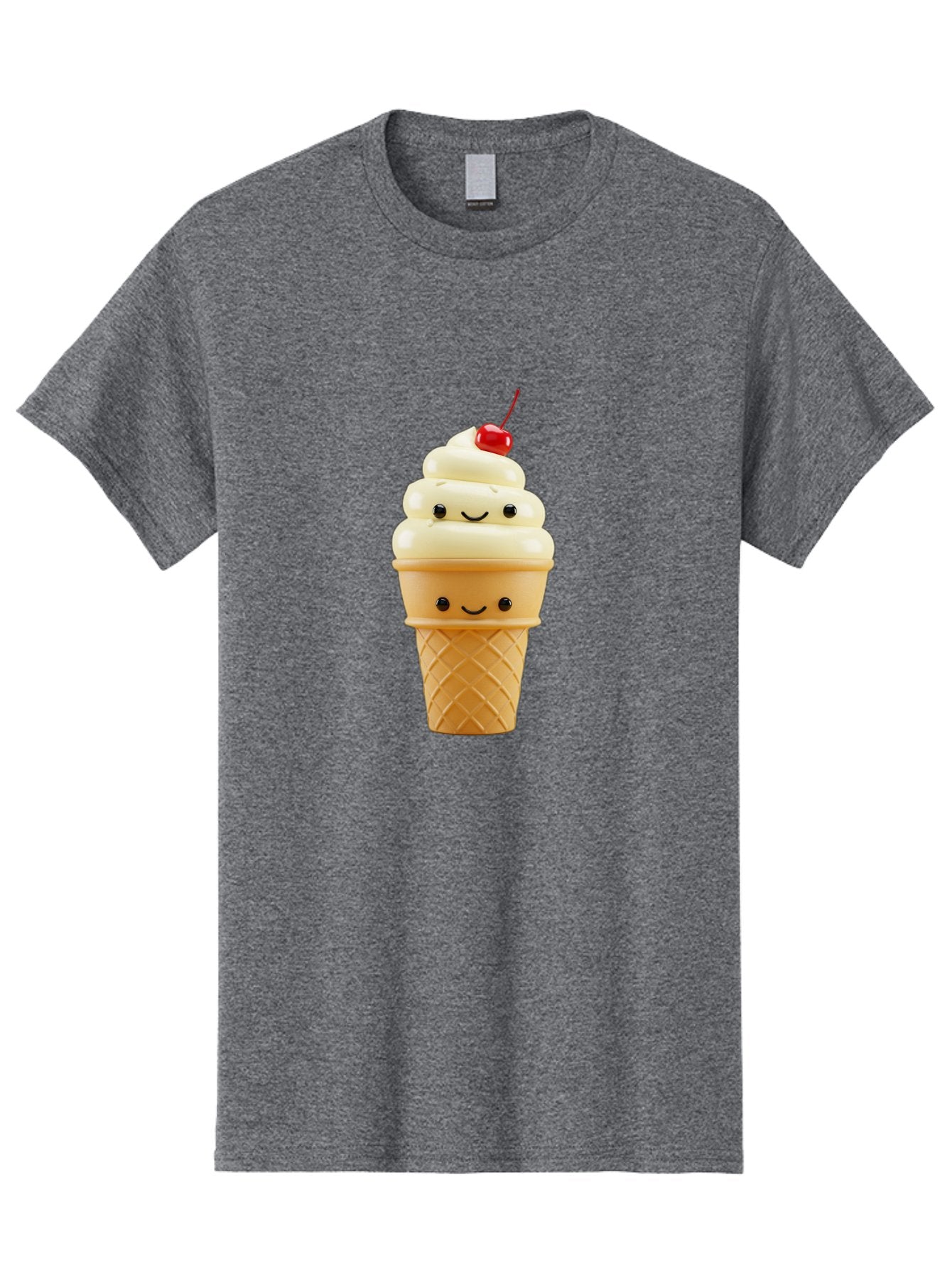 Smiling-Ice-Cream-1 Men'S Graphic Tee, 100% Cotton, Comfortable Casual Summer Wear, Machine Washable, Vintage Camera, Old Camera, Antique Camera, Black Camera, Classic Photography, Photography Equipment, Nostalgic Device, Film Camera, Baj778 8