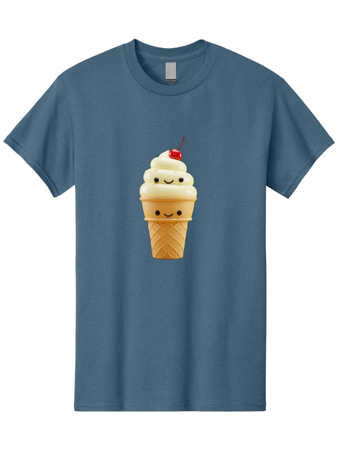 Smiling-Ice-Cream-1 Men'S Graphic Tee, 100% Cotton, Comfortable Casual Summer Wear, Machine Washable, Vintage Camera, Old Camera, Antique Camera, Black Camera, Classic Photography, Photography Equipment, Nostalgic Device, Film Camera, Baj778 5