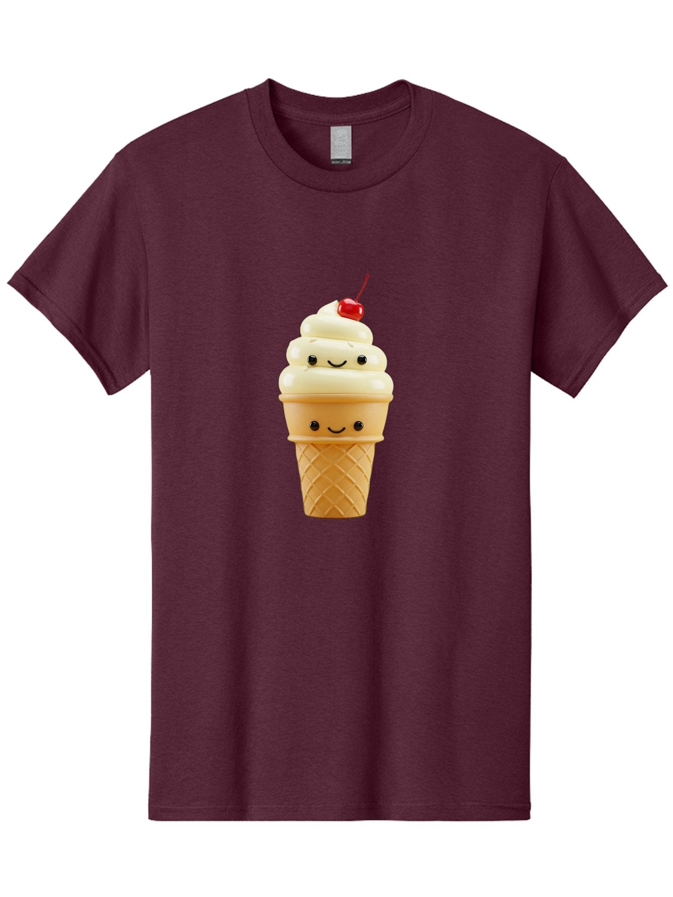 Smiling-Ice-Cream-1 Men'S Graphic Tee, 100% Cotton, Comfortable Casual Summer Wear, Machine Washable, Vintage Camera, Old Camera, Antique Camera, Black Camera, Classic Photography, Photography Equipment, Nostalgic Device, Film Camera, Baj778 4