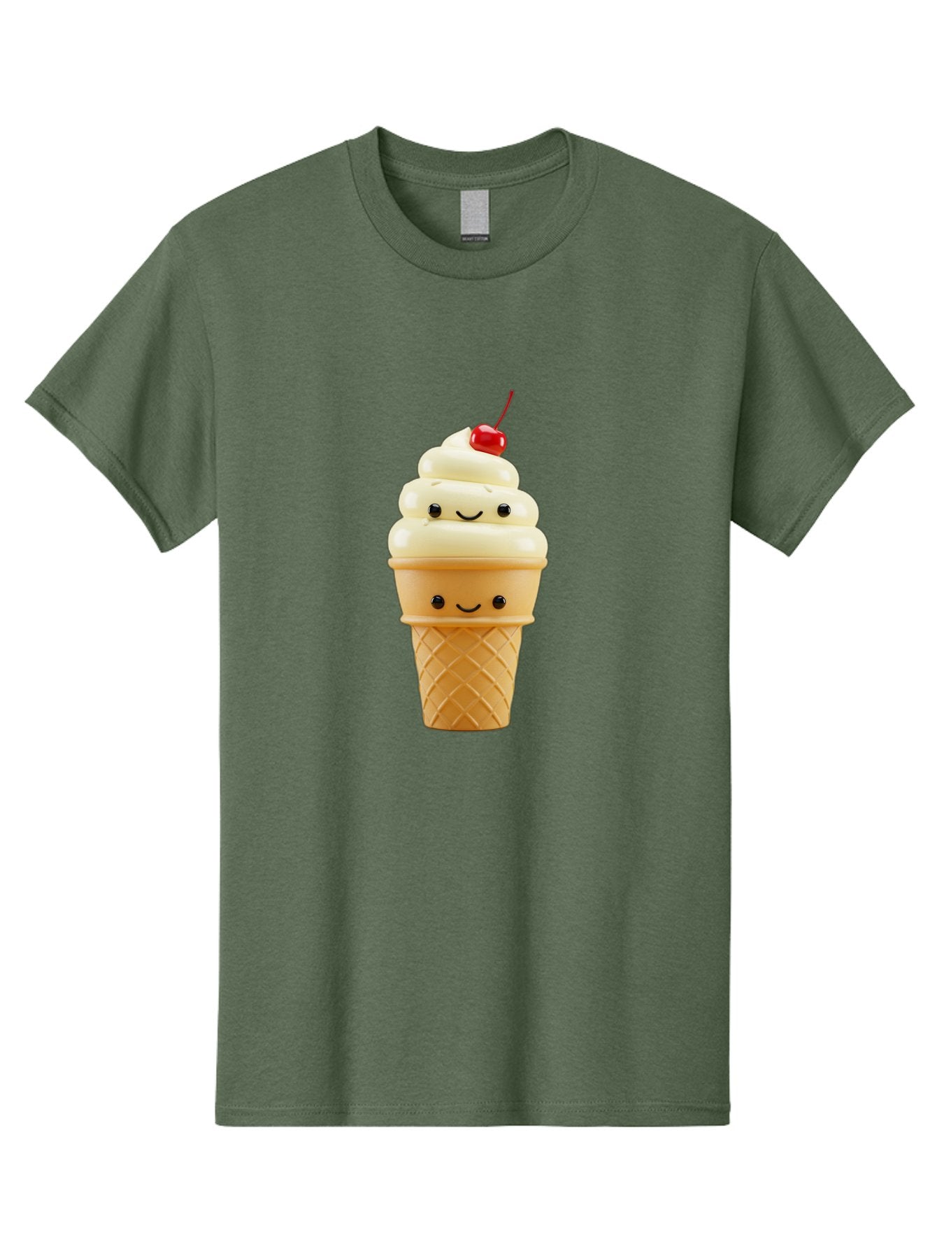 Smiling-Ice-Cream-1 Men'S Graphic Tee, 100% Cotton, Comfortable Casual Summer Wear, Machine Washable, Vintage Camera, Old Camera, Antique Camera, Black Camera, Classic Photography, Photography Equipment, Nostalgic Device, Film Camera, Baj778 15