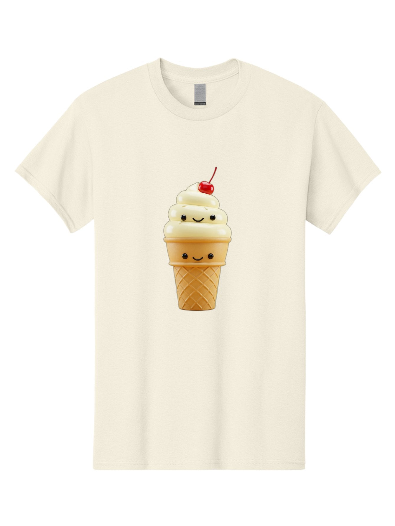 Smiling-Ice-Cream-1 Men'S Graphic Tee, 100% Cotton, Comfortable Casual Summer Wear, Machine Washable, Vintage Camera, Old Camera, Antique Camera, Black Camera, Classic Photography, Photography Equipment, Nostalgic Device, Film Camera, Baj778