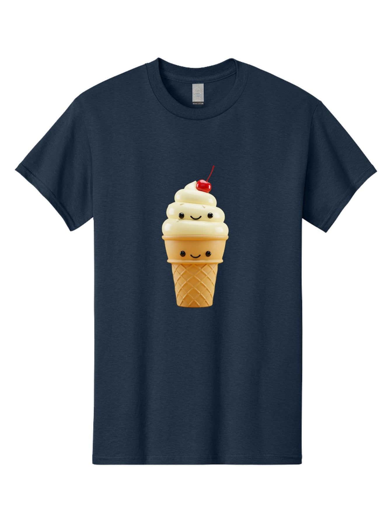 Smiling-Ice-Cream-1 Men'S Graphic Tee, 100% Cotton, Comfortable Casual Summer Wear, Machine Washable, Vintage Camera, Old Camera, Antique Camera, Black Camera, Classic Photography, Photography Equipment, Nostalgic Device, Film Camera, Baj778 7