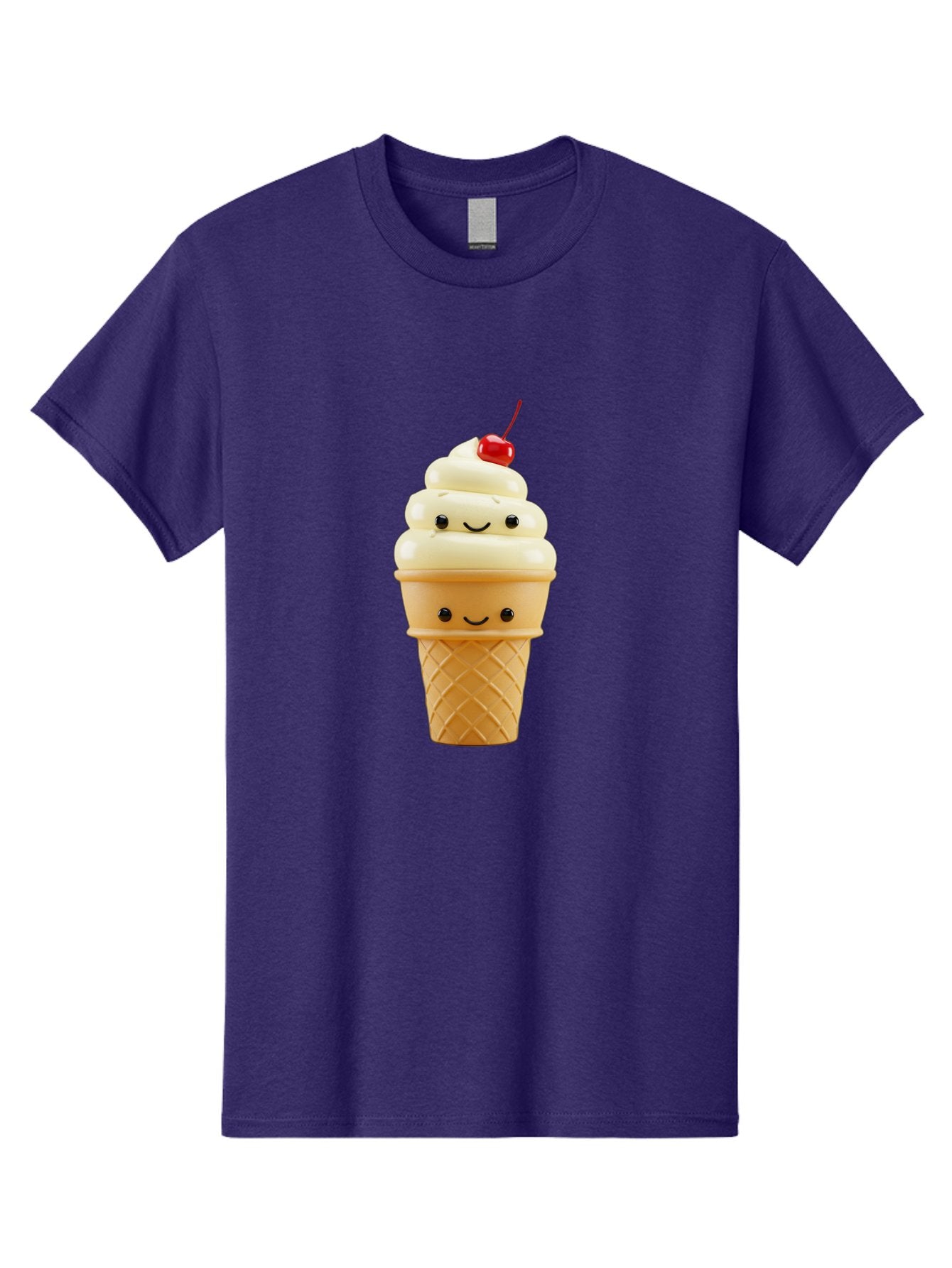 Smiling-Ice-Cream-1 Men'S Graphic Tee, 100% Cotton, Comfortable Casual Summer Wear, Machine Washable, Vintage Camera, Old Camera, Antique Camera, Black Camera, Classic Photography, Photography Equipment, Nostalgic Device, Film Camera, Baj778 6