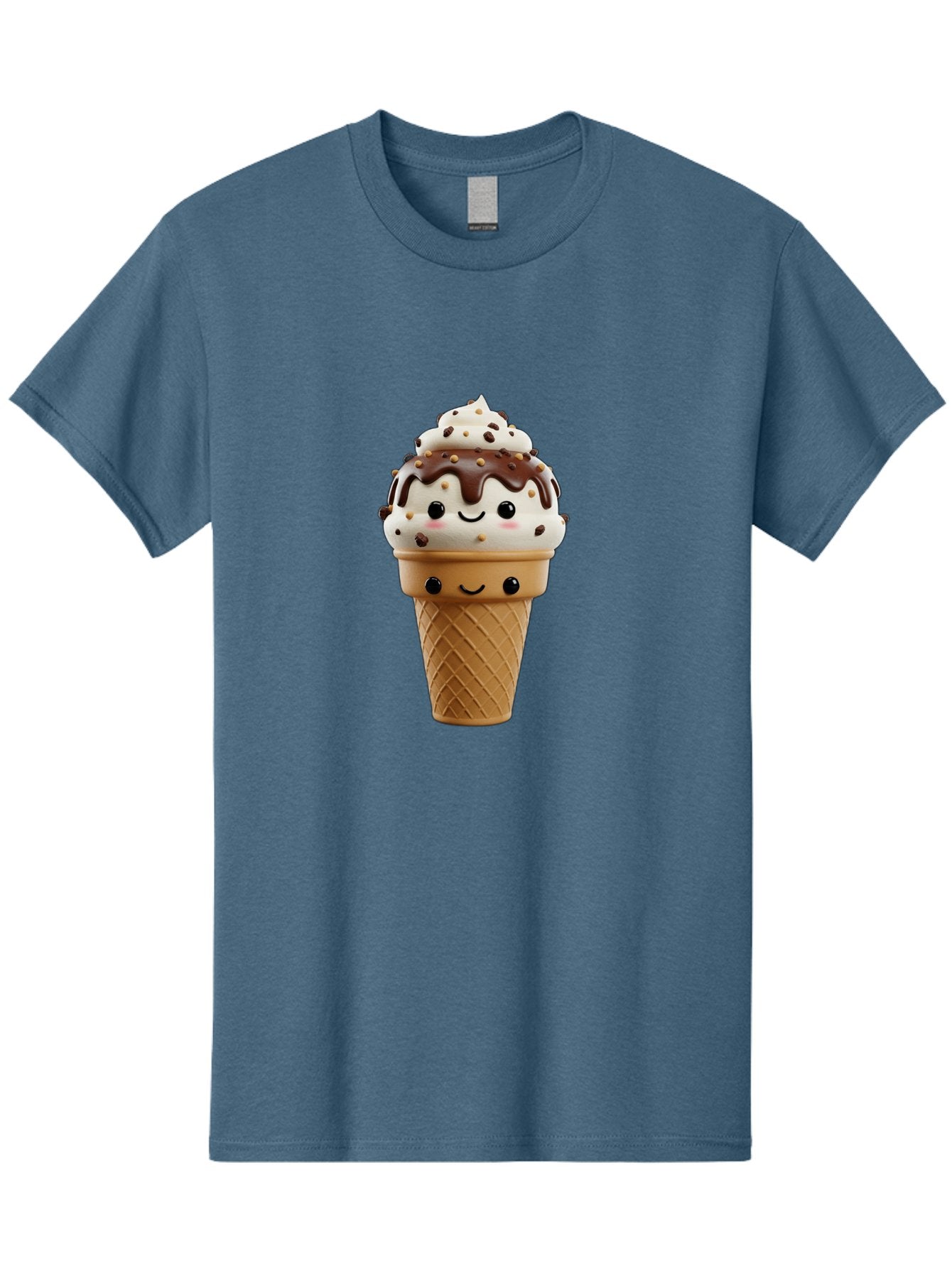 Smiling-Ice-Cream-2 Men'S Graphic Tee, 100% Cotton, Comfortable Casual Summer Wear, Machine Washable, Vintage Camera, Old Camera, Antique Camera, Black Camera, Classic Photography, Photography Equipment, Nostalgic Device, Film Camera, Baj779 14