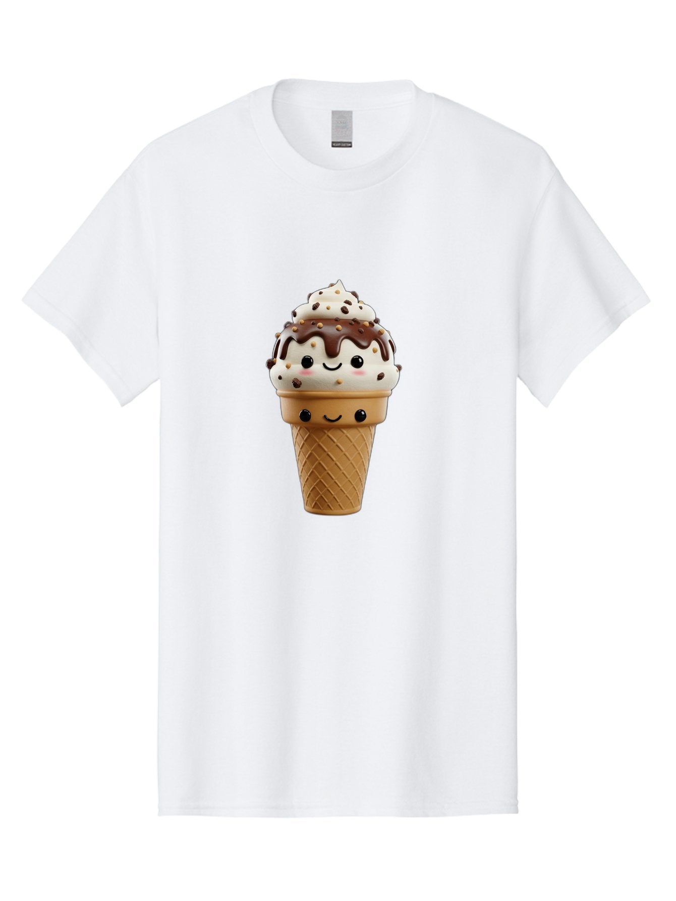 Smiling-Ice-Cream-2 Men'S Graphic Tee, 100% Cotton, Comfortable Casual Summer Wear, Machine Washable, Vintage Camera, Old Camera, Antique Camera, Black Camera, Classic Photography, Photography Equipment, Nostalgic Device, Film Camera, Baj779 8
