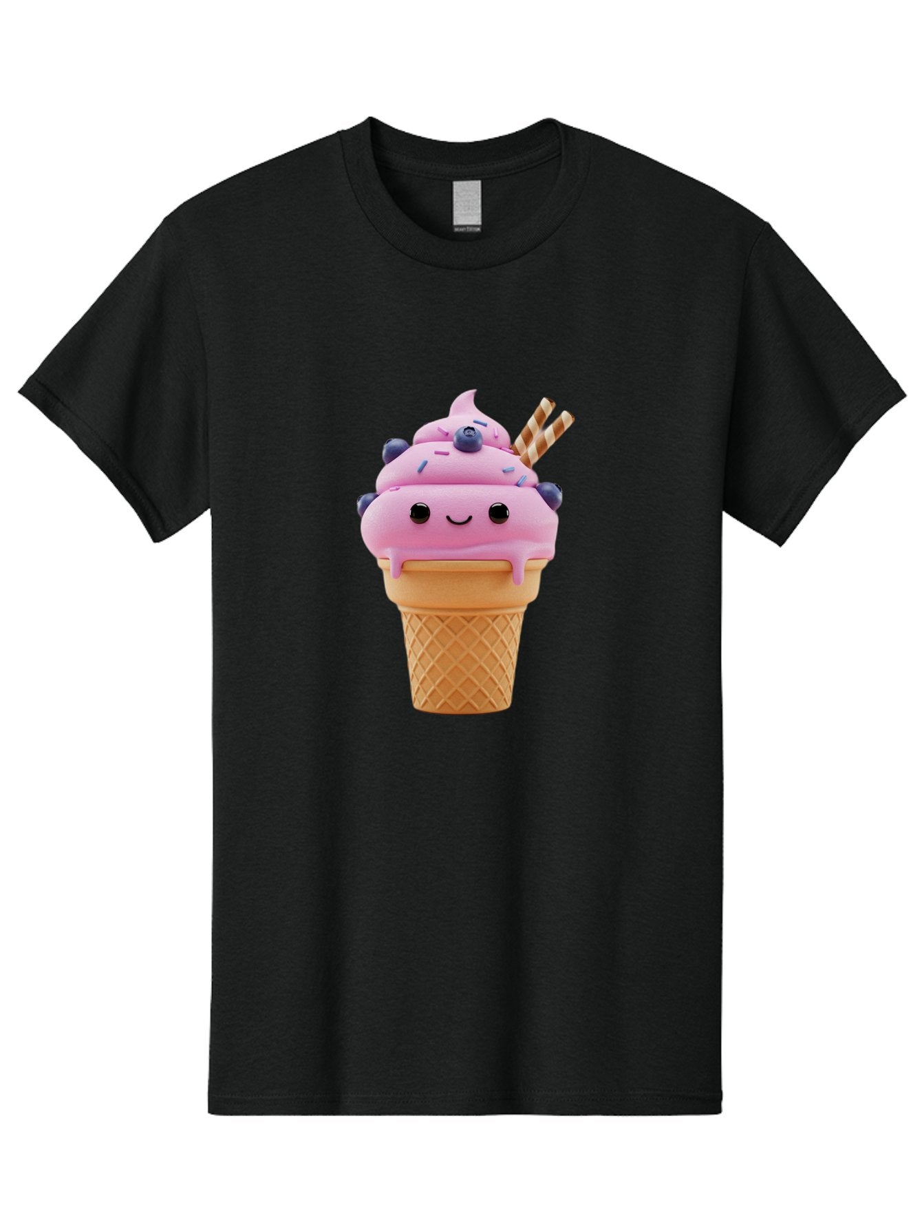 Smiling-Ice-Cream-3 Men'S Graphic Tee, 100% Cotton, Comfortable Casual Summer Wear, Machine Washable, Vintage Camera, Old Camera, Antique Camera, Black Camera, Classic Photography, Photography Equipment, Nostalgic Device, Film Camera, Baj780 12