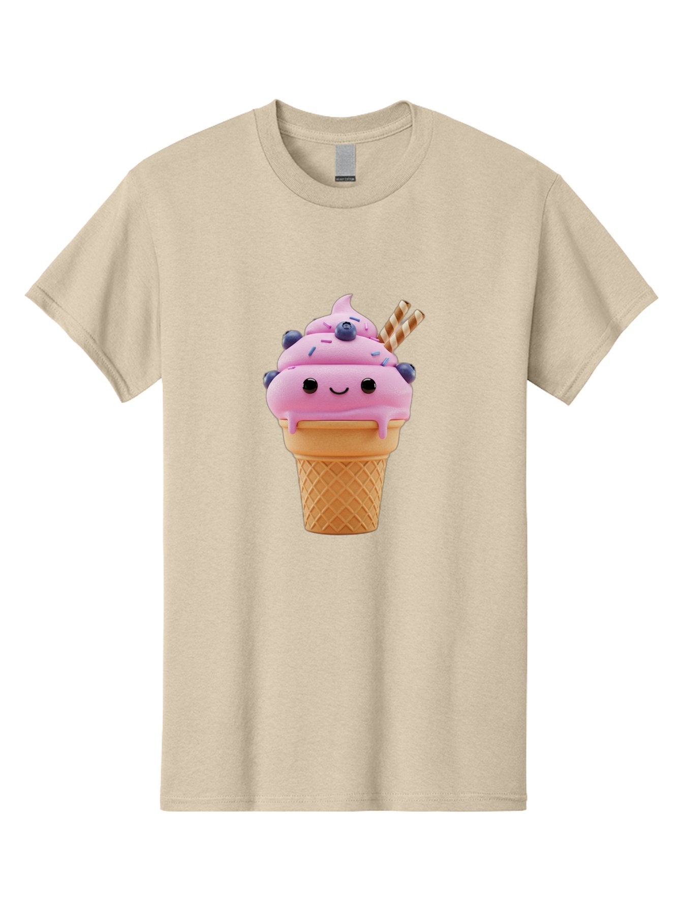 Smiling-Ice-Cream-3 Men'S Graphic Tee, 100% Cotton, Comfortable Casual Summer Wear, Machine Washable, Vintage Camera, Old Camera, Antique Camera, Black Camera, Classic Photography, Photography Equipment, Nostalgic Device, Film Camera, Baj780