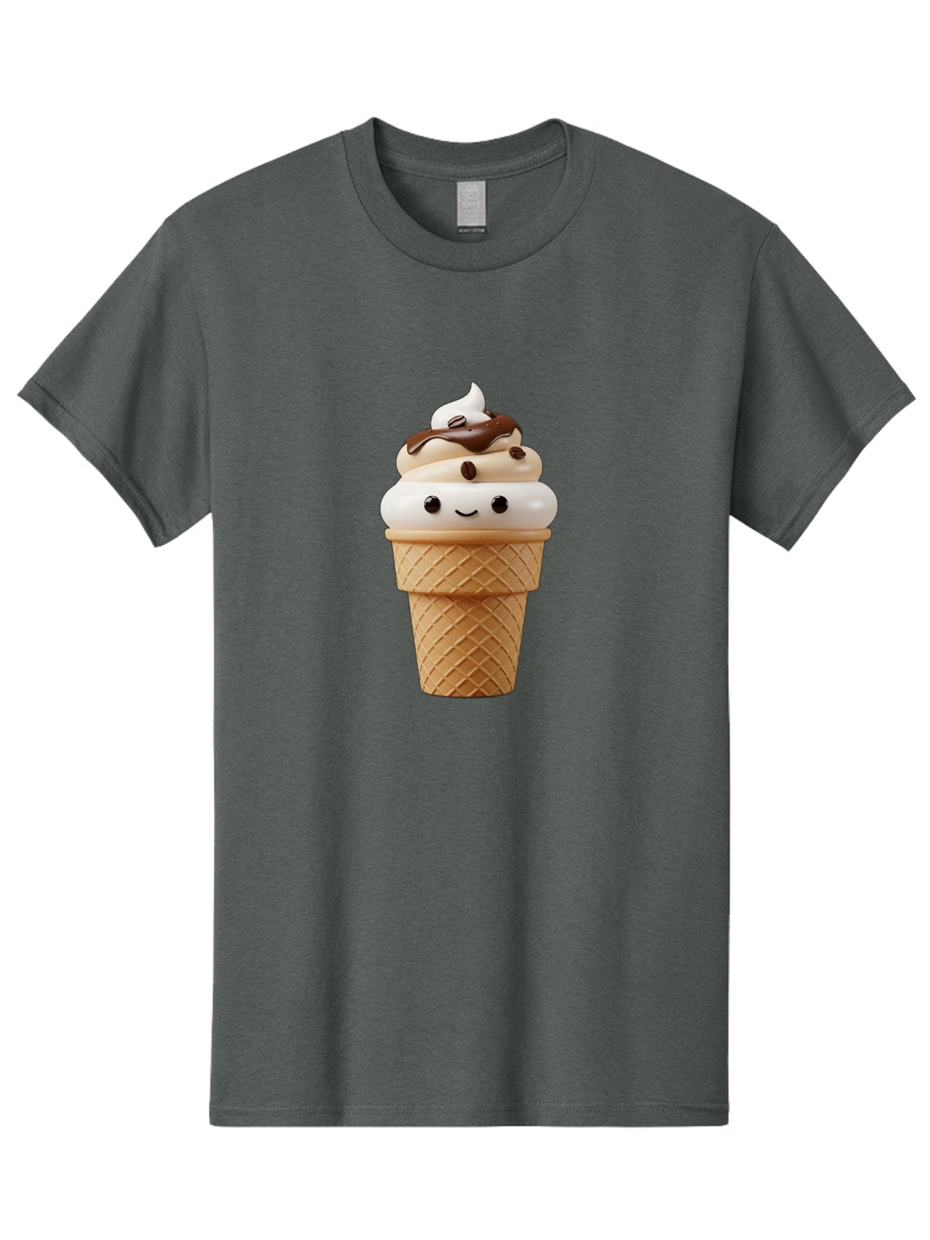 Smiling-Ice-Cream-Cone Men'S Graphic Tee, 100% Cotton, Comfortable Casual Summer Wear, Machine Washable, Vintage Camera, Old Camera, Antique Camera, Black Camera, Classic Photography, Photography Equipment, Nostalgic Device, Film Camera, Baj782 8
