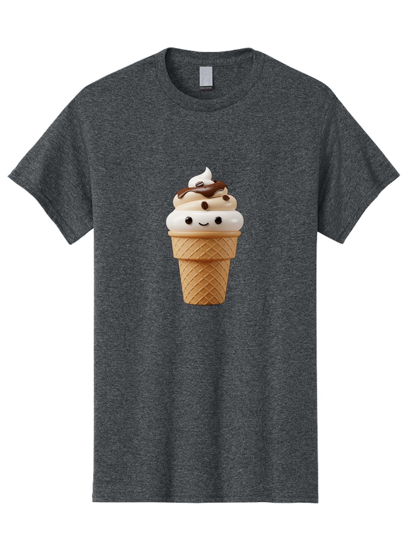 Smiling-Ice-Cream-Cone Men'S Graphic Tee, 100% Cotton, Comfortable Casual Summer Wear, Machine Washable, Vintage Camera, Old Camera, Antique Camera, Black Camera, Classic Photography, Photography Equipment, Nostalgic Device, Film Camera, Baj782 15