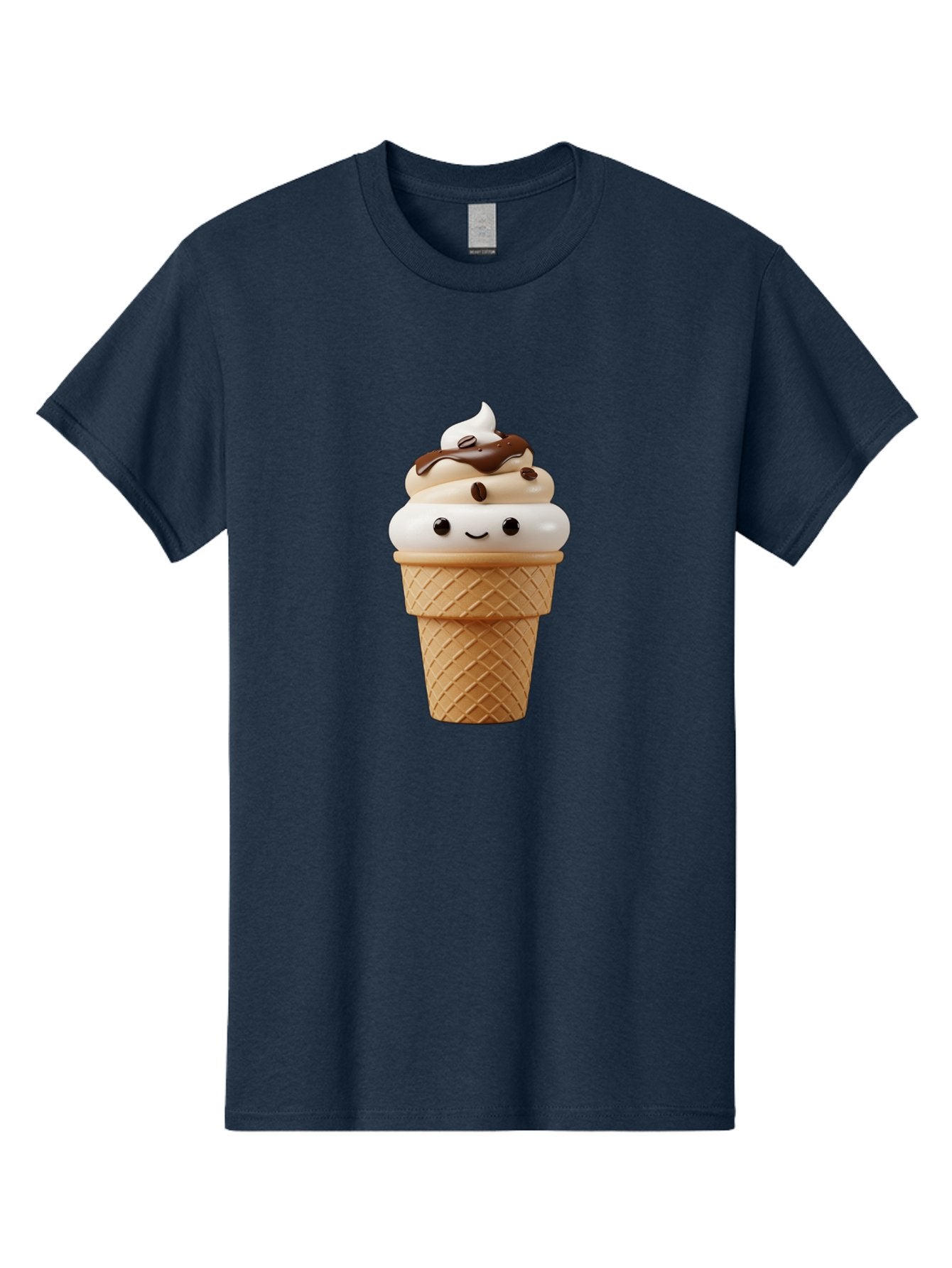 Smiling-Ice-Cream-Cone Men'S Graphic Tee, 100% Cotton, Comfortable Casual Summer Wear, Machine Washable, Vintage Camera, Old Camera, Antique Camera, Black Camera, Classic Photography, Photography Equipment, Nostalgic Device, Film Camera, Baj782