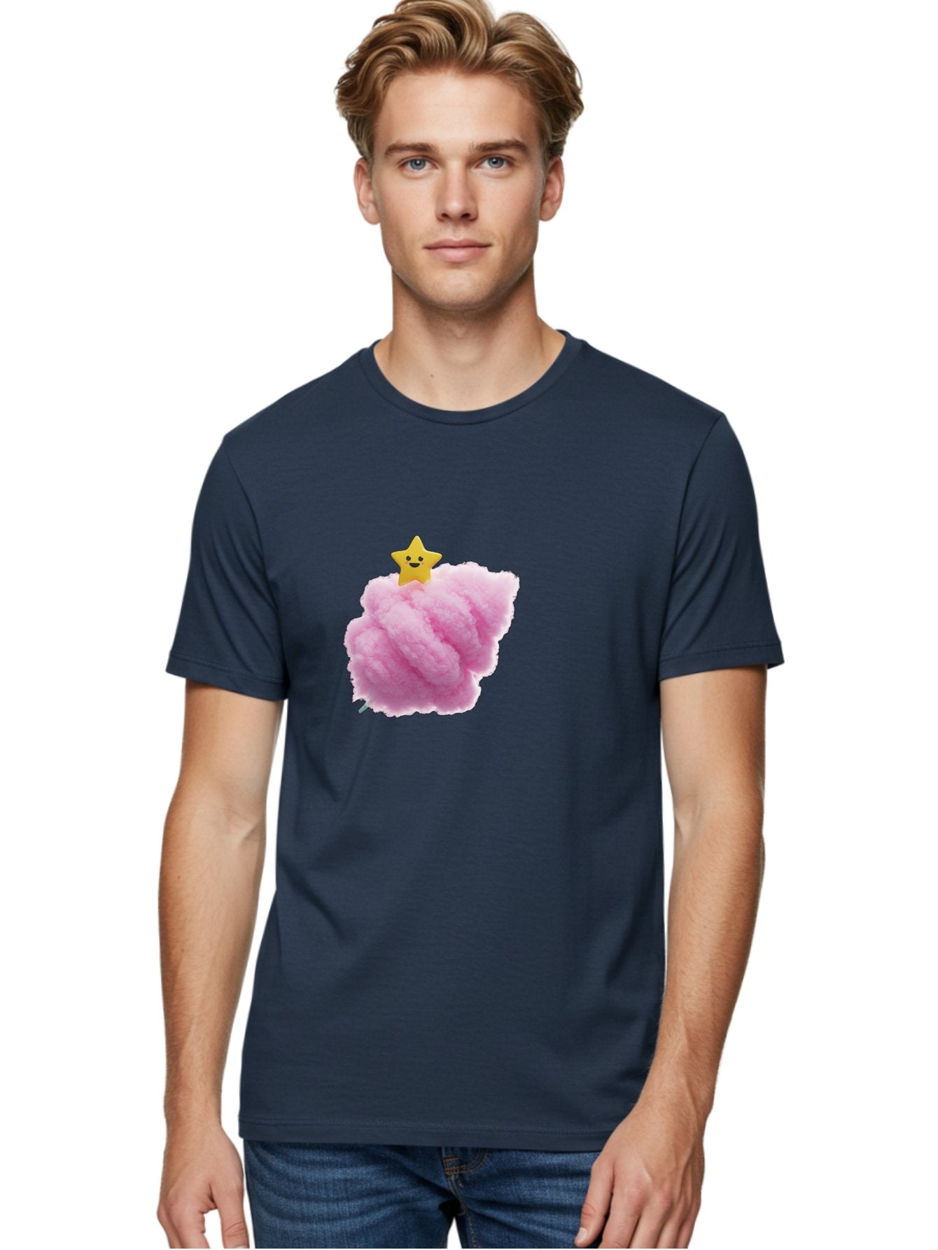 Smiling-Star-On-Cotton-Candy Men'S Graphic Tee, 100% Cotton, Comfortable Casual Summer Wear, Machine Washable, Vintage Camera, Old Camera, Antique Camera, Black Camera, Classic Photography, Photography Equipment, Nostalgic Device, Film Camera, Baj787 21