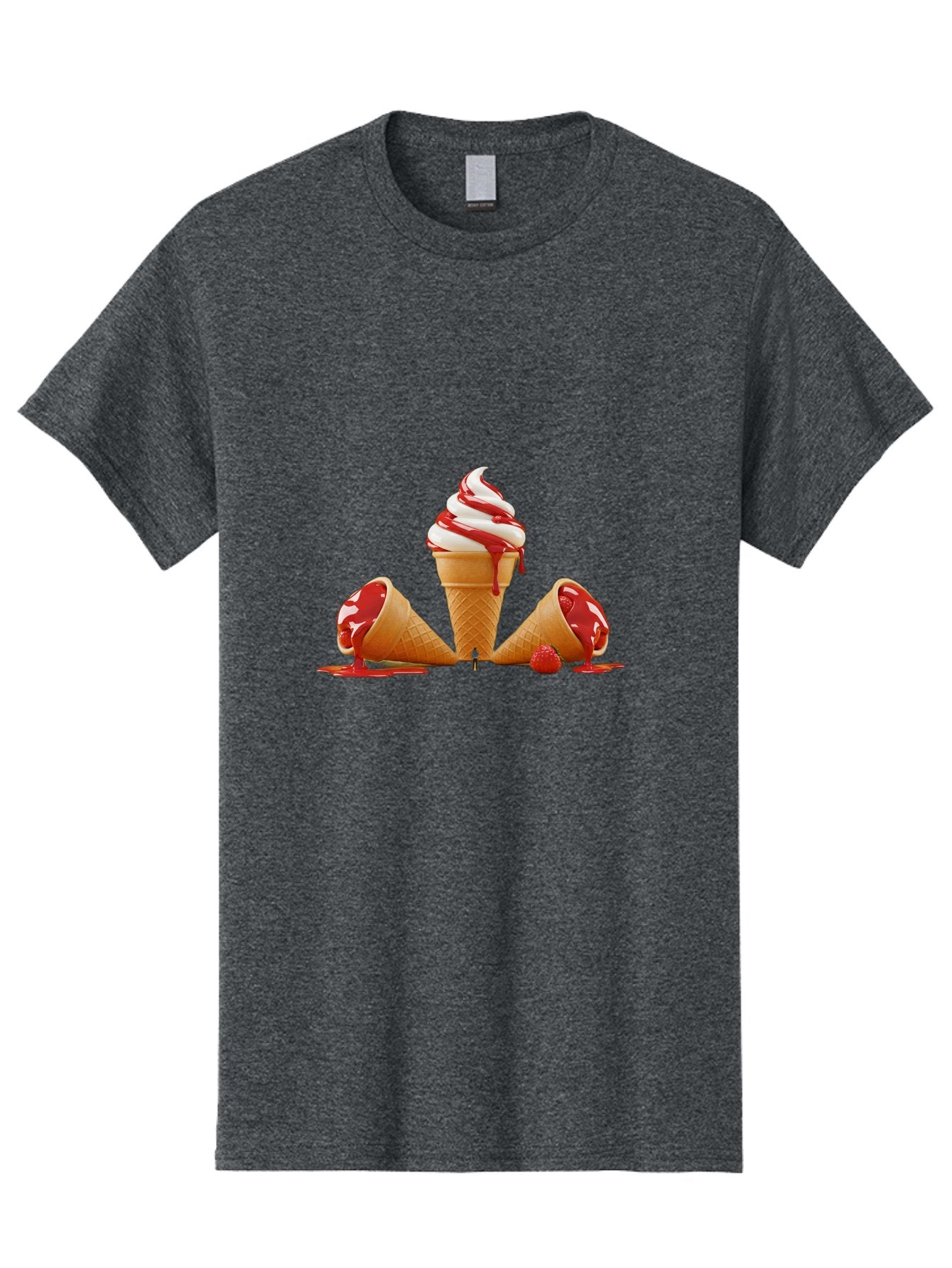 Soft-Serve-Ice-Cream-1 Men'S Graphic Tee, 100% Cotton, Comfortable Casual Summer Wear, Machine Washable, Vintage Camera, Old Camera, Antique Camera, Black Camera, Classic Photography, Photography Equipment, Nostalgic Device, Film Camera, Baj791 15