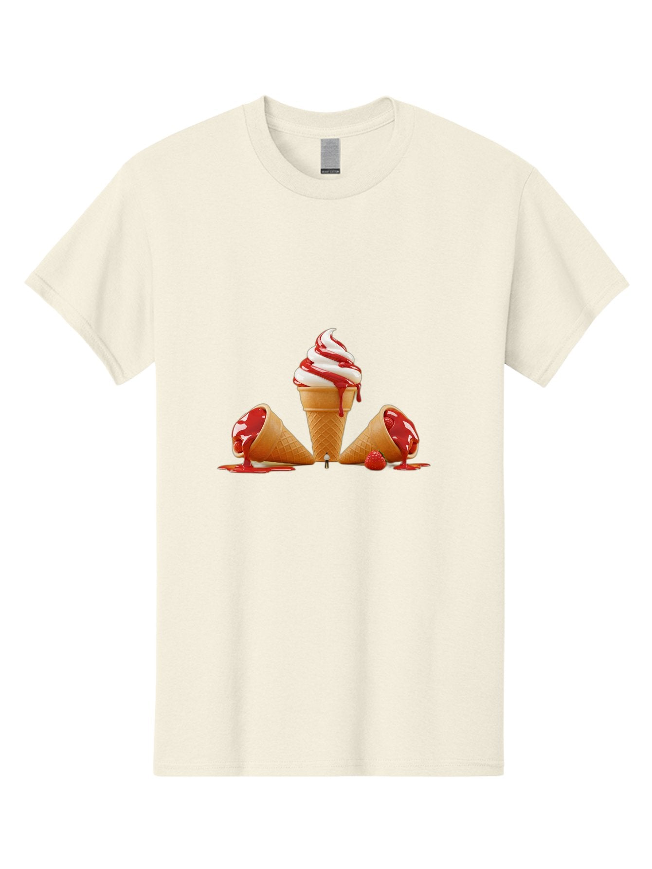 Soft-Serve-Ice-Cream-1 Men'S Graphic Tee, 100% Cotton, Comfortable Casual Summer Wear, Machine Washable, Vintage Camera, Old Camera, Antique Camera, Black Camera, Classic Photography, Photography Equipment, Nostalgic Device, Film Camera, Baj791 4