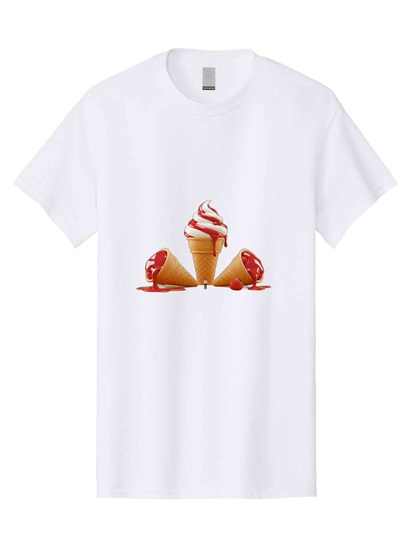 Soft-Serve-Ice-Cream-1 Men'S Graphic Tee, 100% Cotton, Comfortable Casual Summer Wear, Machine Washable, Vintage Camera, Old Camera, Antique Camera, Black Camera, Classic Photography, Photography Equipment, Nostalgic Device, Film Camera, Baj791 14