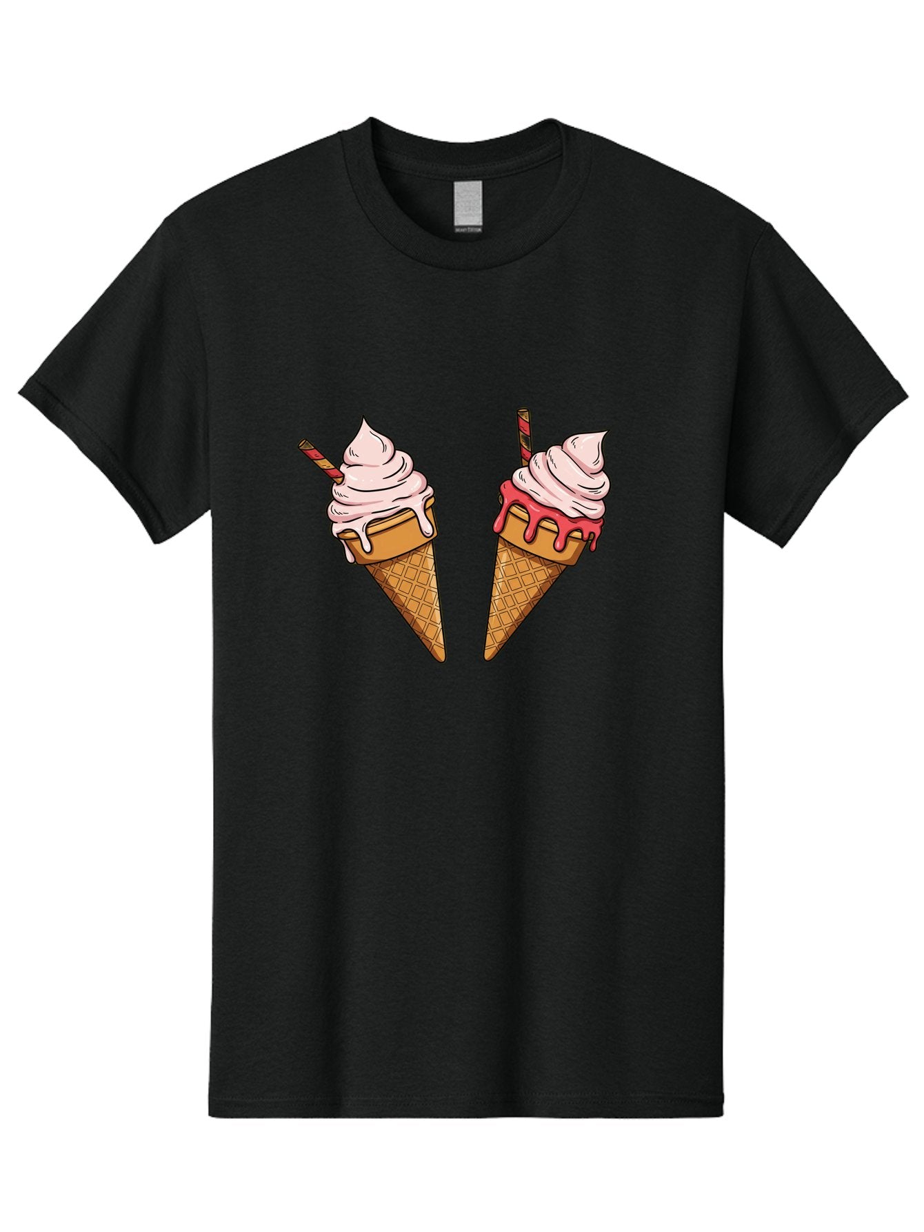 Soft-Serve-Ice-Cream Men'S Graphic Tee, 100% Cotton, Comfortable Casual Summer Wear, Machine Washable, Vintage Camera, Old Camera, Antique Camera, Black Camera, Classic Photography, Photography Equipment, Nostalgic Device, Film Camera, Baj792