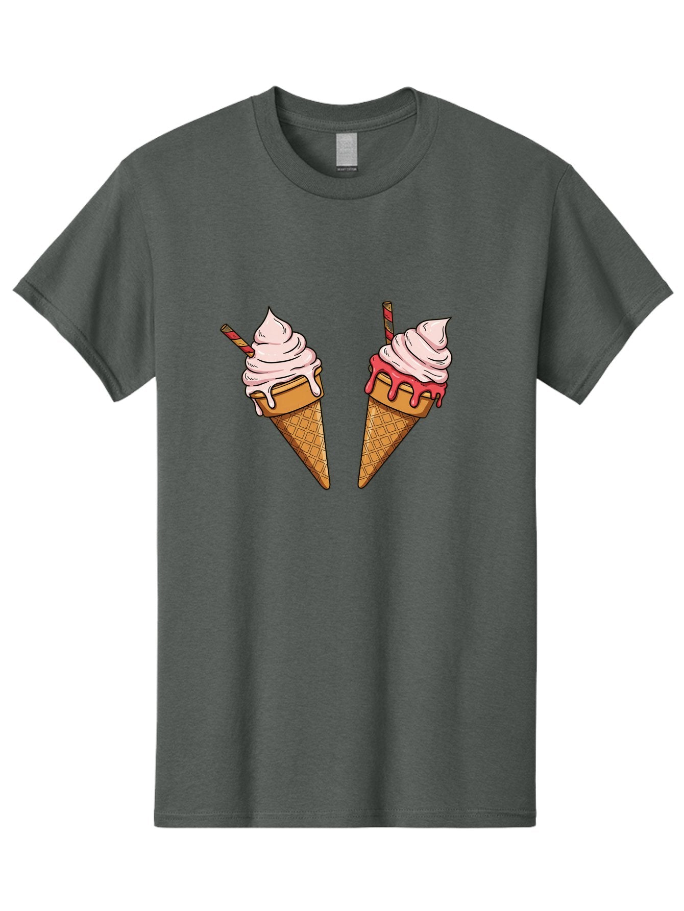 Soft-Serve-Ice-Cream Men'S Graphic Tee, 100% Cotton, Comfortable Casual Summer Wear, Machine Washable, Vintage Camera, Old Camera, Antique Camera, Black Camera, Classic Photography, Photography Equipment, Nostalgic Device, Film Camera, Baj792 3