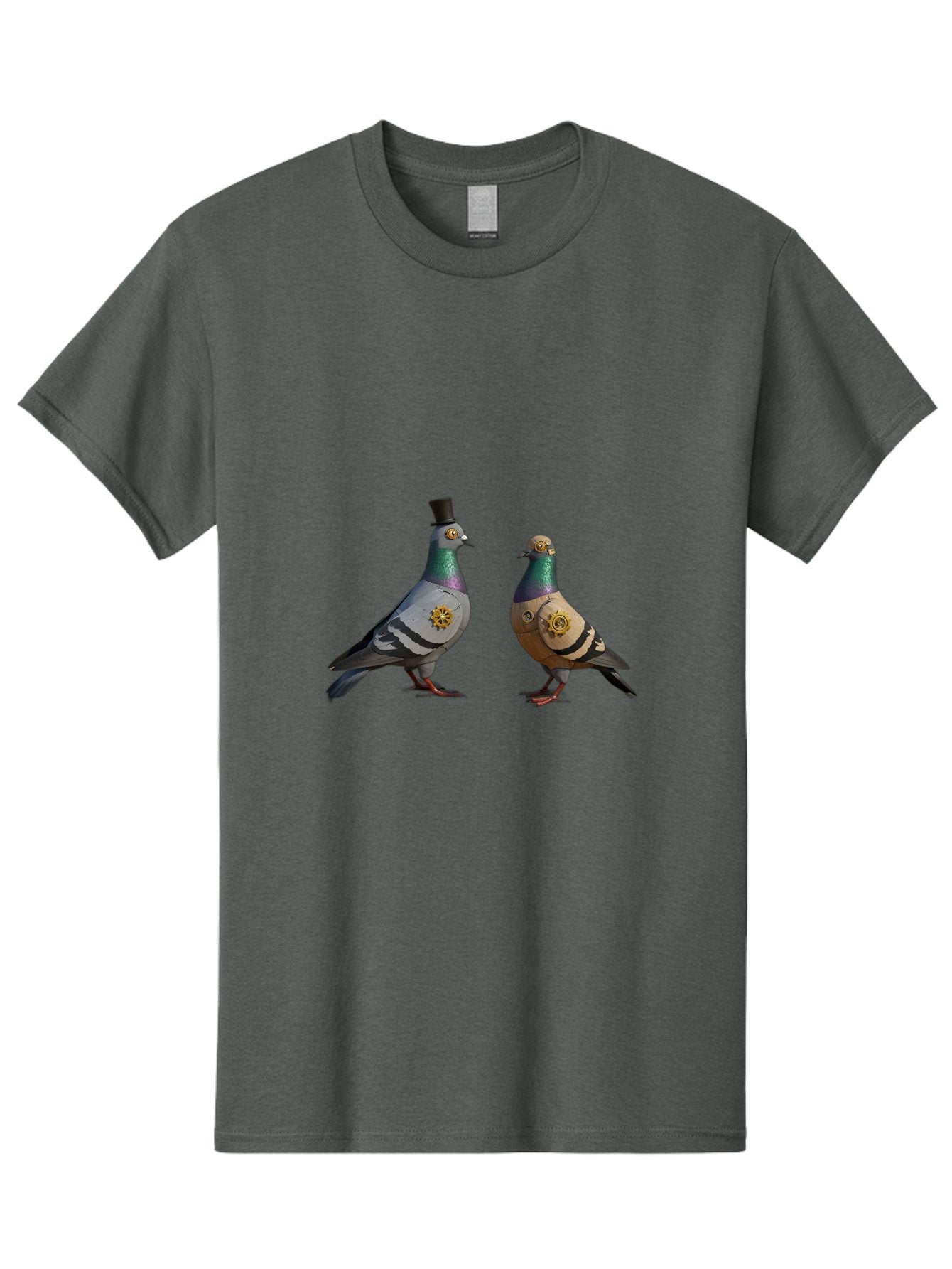 Steampunk-Pigeons Men'S Graphic Tee, 100% Cotton, Comfortable Casual Summer Wear, Machine Washable, Vintage Camera, Old Camera, Antique Camera, Black Camera, Classic Photography, Photography Equipment, Nostalgic Device, Film Camera, Camera Art Baj797 14