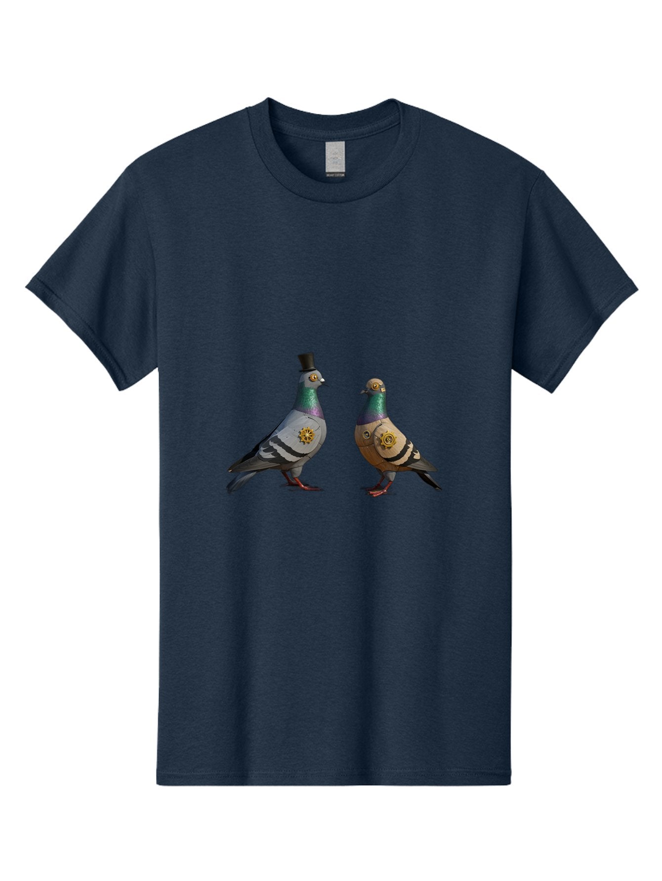Steampunk-Pigeons Men'S Graphic Tee, 100% Cotton, Comfortable Casual Summer Wear, Machine Washable, Vintage Camera, Old Camera, Antique Camera, Black Camera, Classic Photography, Photography Equipment, Nostalgic Device, Film Camera, Camera Art Baj797 10