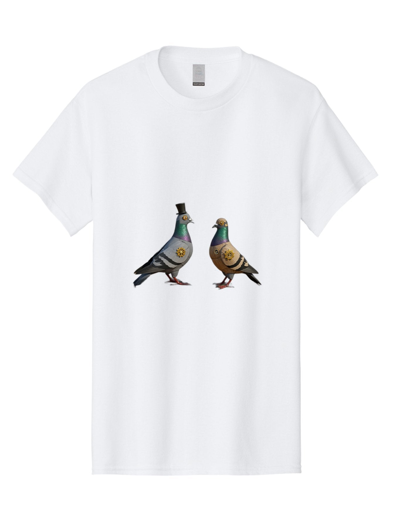 Steampunk-Pigeons Men'S Graphic Tee, 100% Cotton, Comfortable Casual Summer Wear, Machine Washable, Vintage Camera, Old Camera, Antique Camera, Black Camera, Classic Photography, Photography Equipment, Nostalgic Device, Film Camera, Camera Art Baj797 4