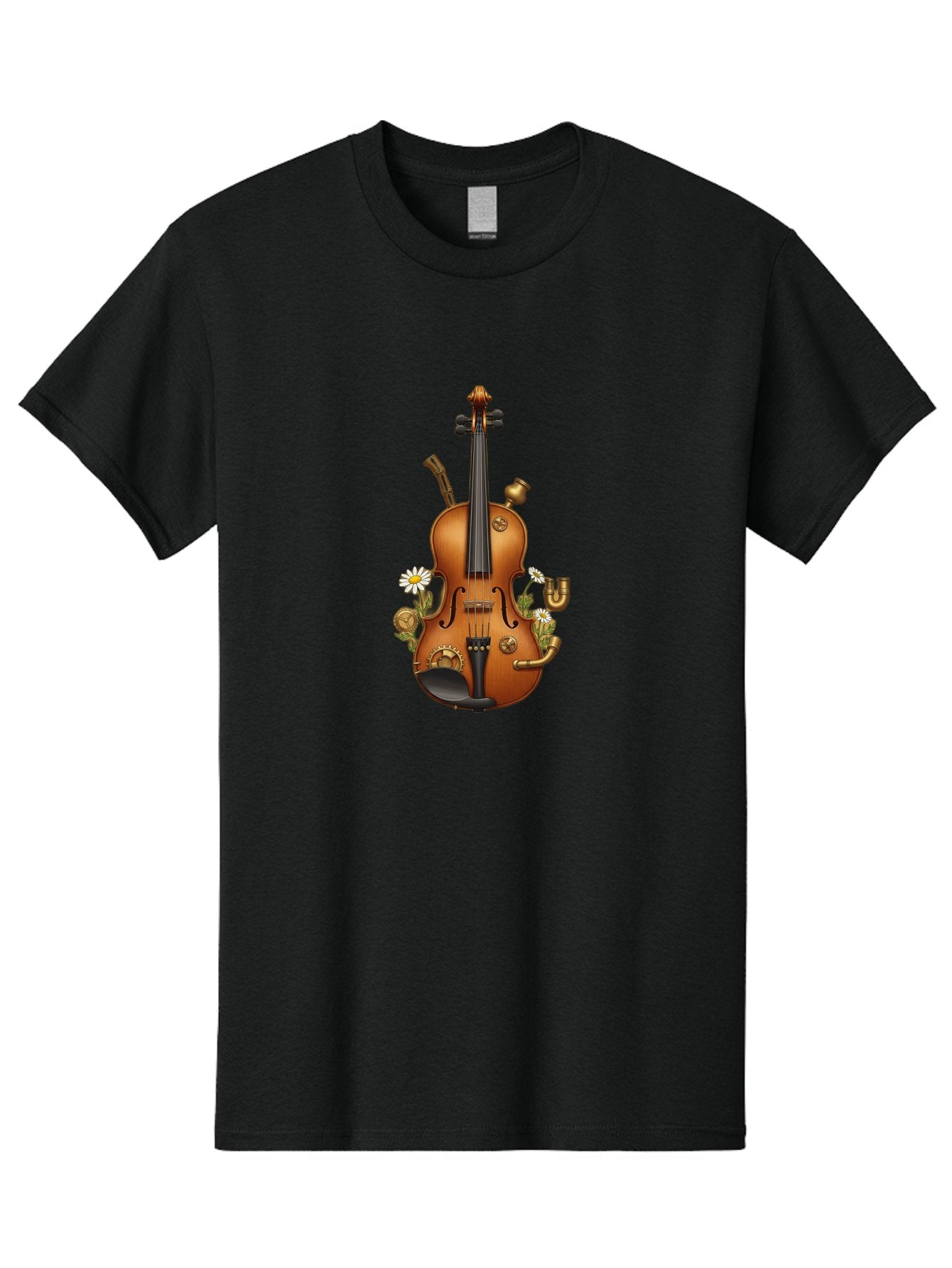 Steampunk-Violin Men'S Graphic Tee, 100% Cotton, Comfortable Casual Summer Wear, Machine Washable, Vintage Camera, Old Camera, Antique Camera, Black Camera, Classic Photography, Photography Equipment, Nostalgic Device, Film Camera, Camera Art Baj798 13